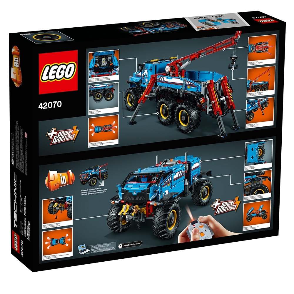 lego technic 6x6 all terrain tow truck