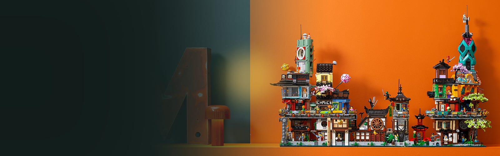 LEGO® 71741 NINJAGO® CITY GARDENS: 10 anni di tema NINJAGO - OrangeTeam LUG