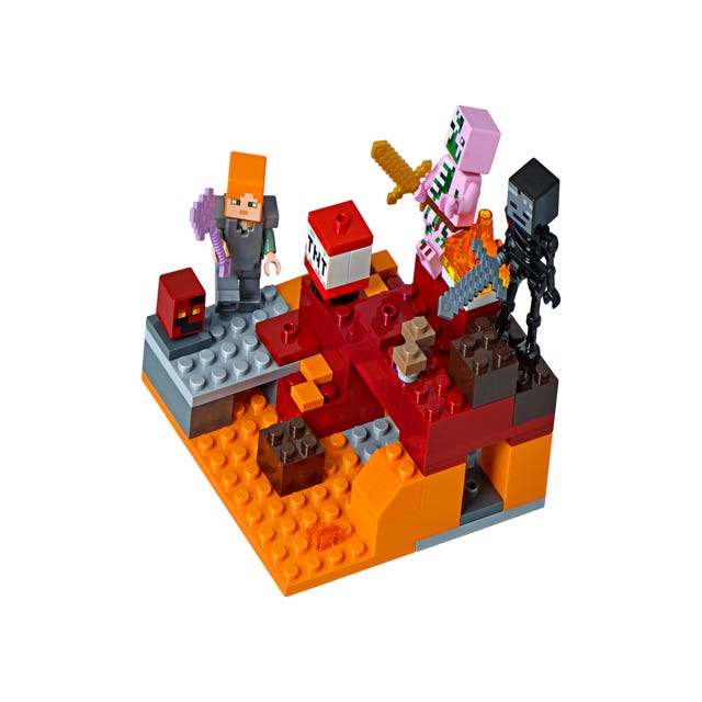 The Nether Fight Minecraft Buy Online At The Official Lego Shop Nl
