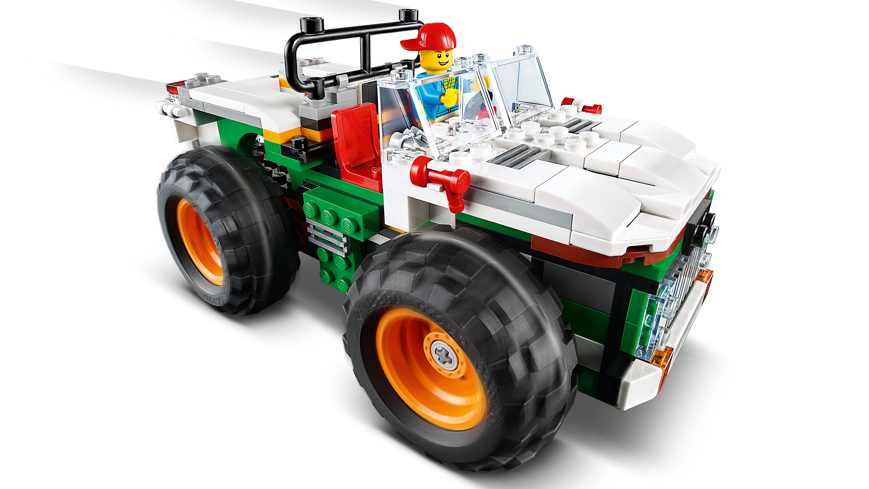  LEGO Creator 3in1 Monster Burger Truck 31104 Building Kit, Cool  Buildable Toy for Kids (499 Pieces) : Toys & Games