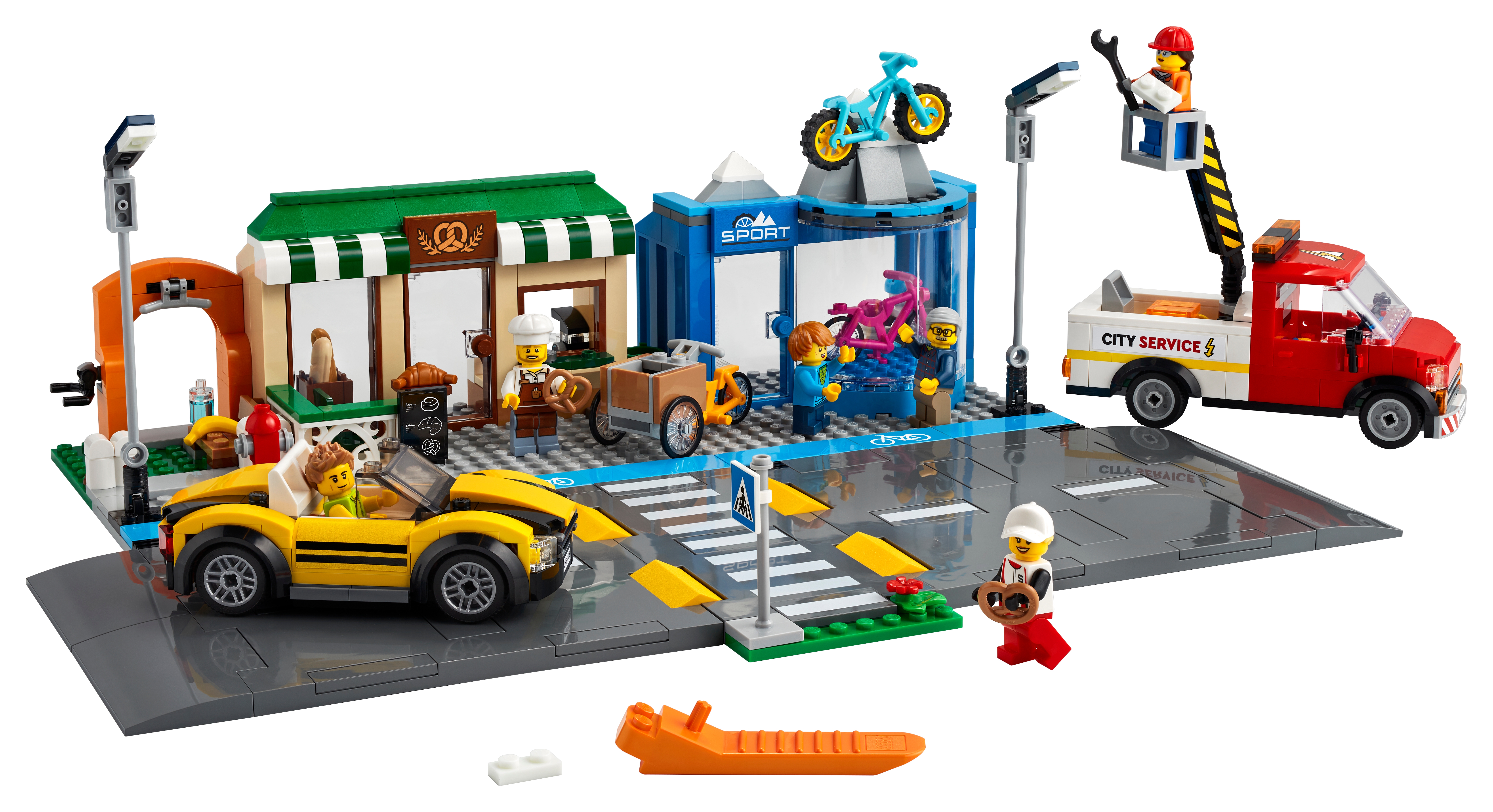 Shopping Street 60306 | City | Buy online at the Official LEGO® Shop US