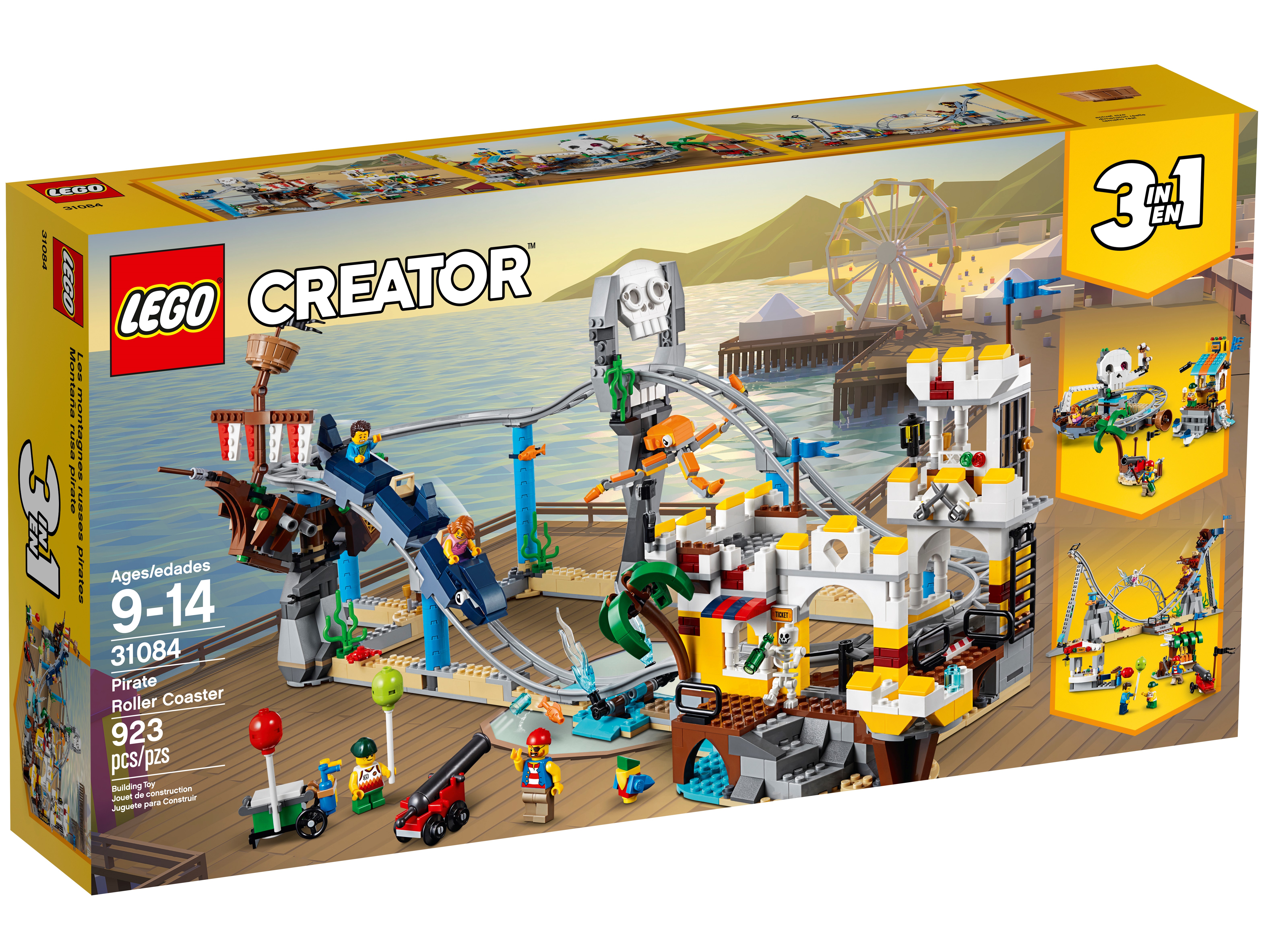 lego creator 3in1 pirate roller coaster 31084