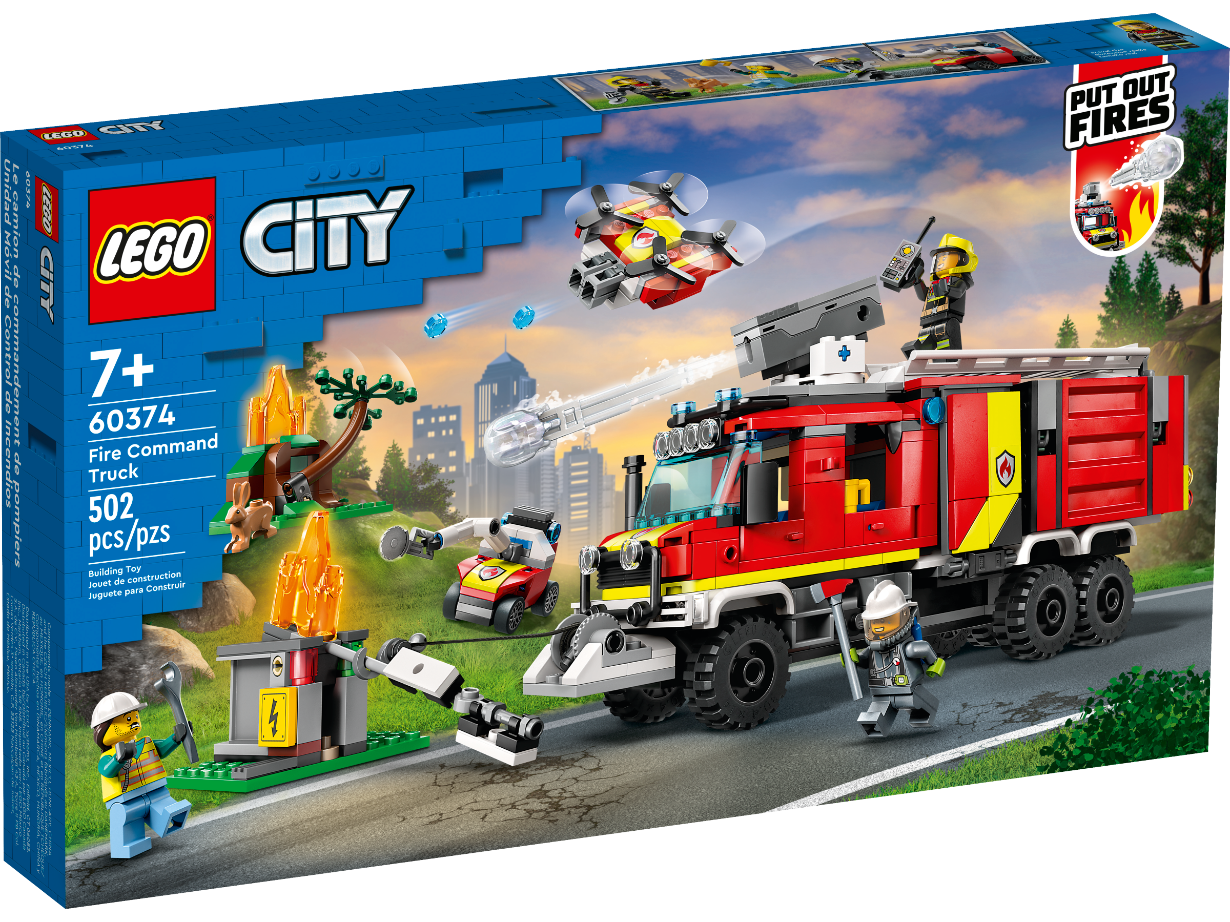 LEGO® City 60374 - Le Camion d’Intervention des Pompiers - DracauGames
