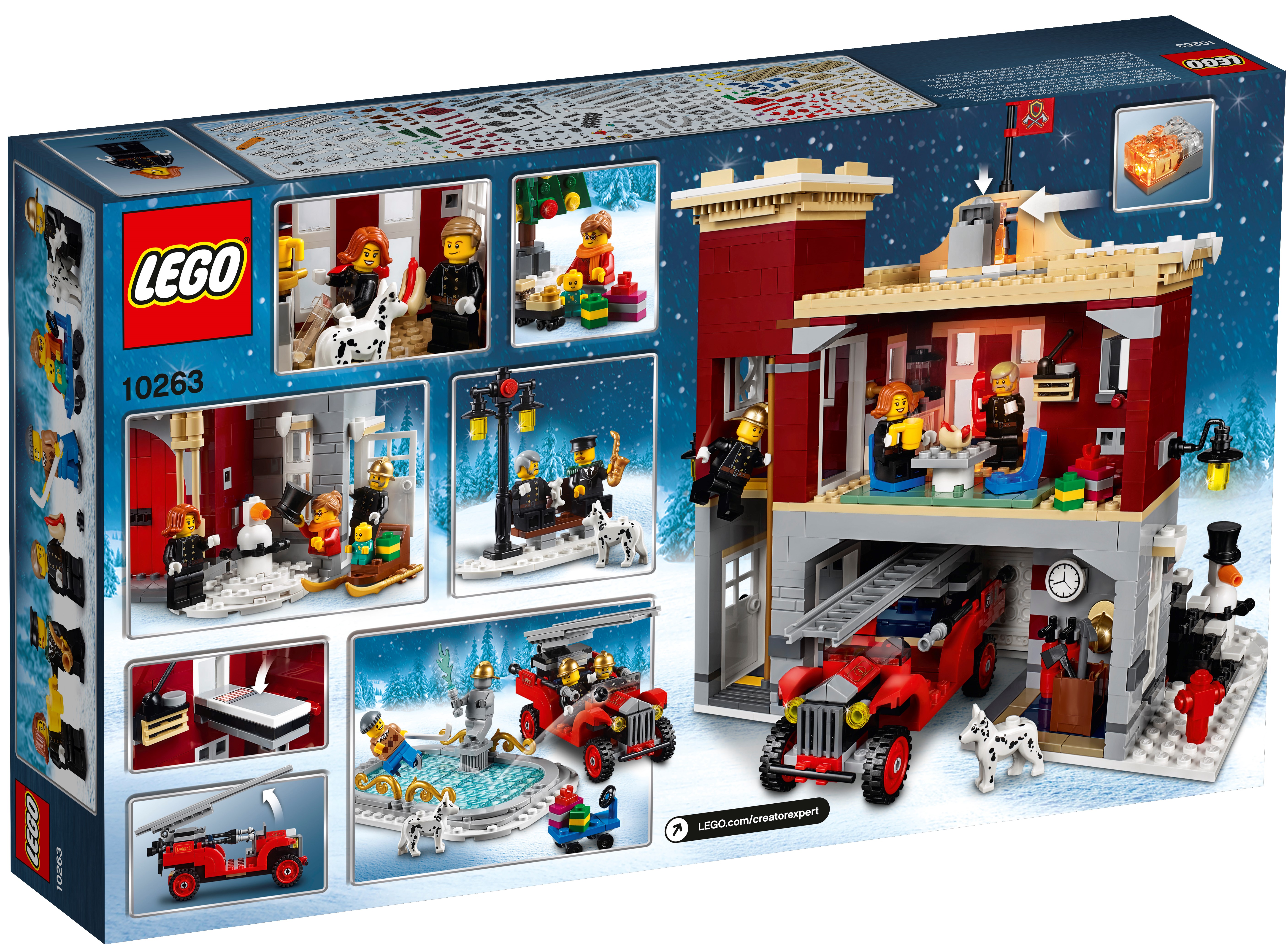 Winter Village Fire Station 10263 | Creator Expert | Buy online Official LEGO® Shop US