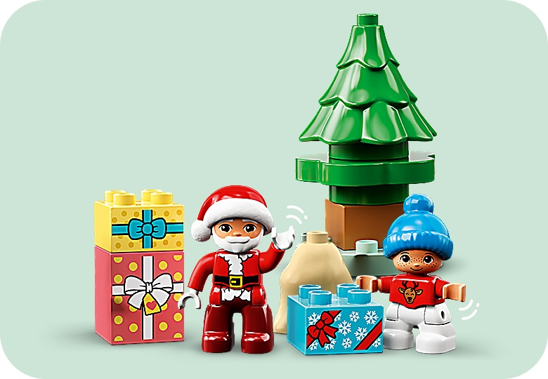 Santa store lego duplo