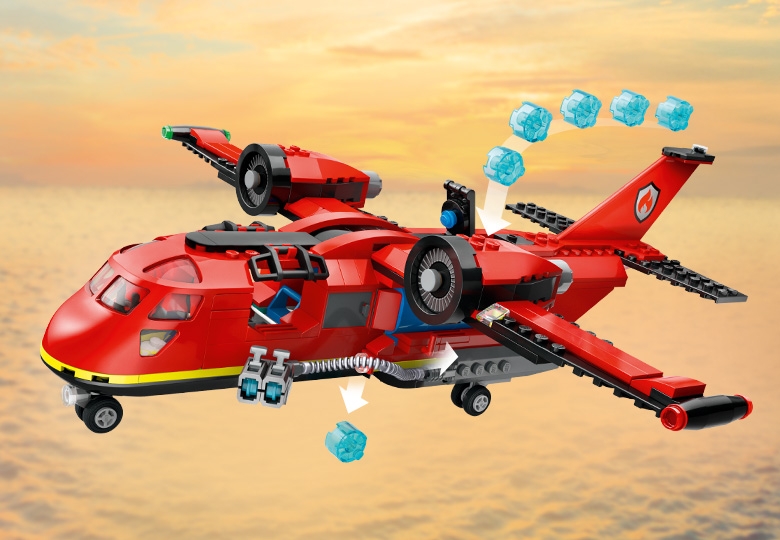 Lego city deals fire plane