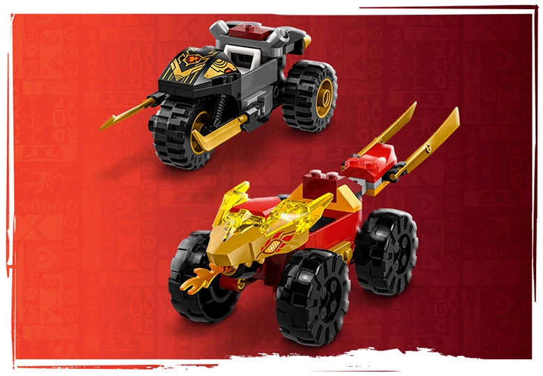 Kai and Ras s Car and Bike Battle 71789 NINJAGO Buy online at the Official LEGO Shop US