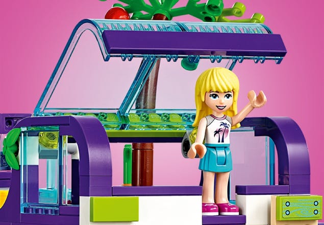 LEGO Friends Friendship Bus 41395 Heartlake City Toy Playset Building Kit  Promotes Hours of Creative Play, New 2020 (778 Pieces)