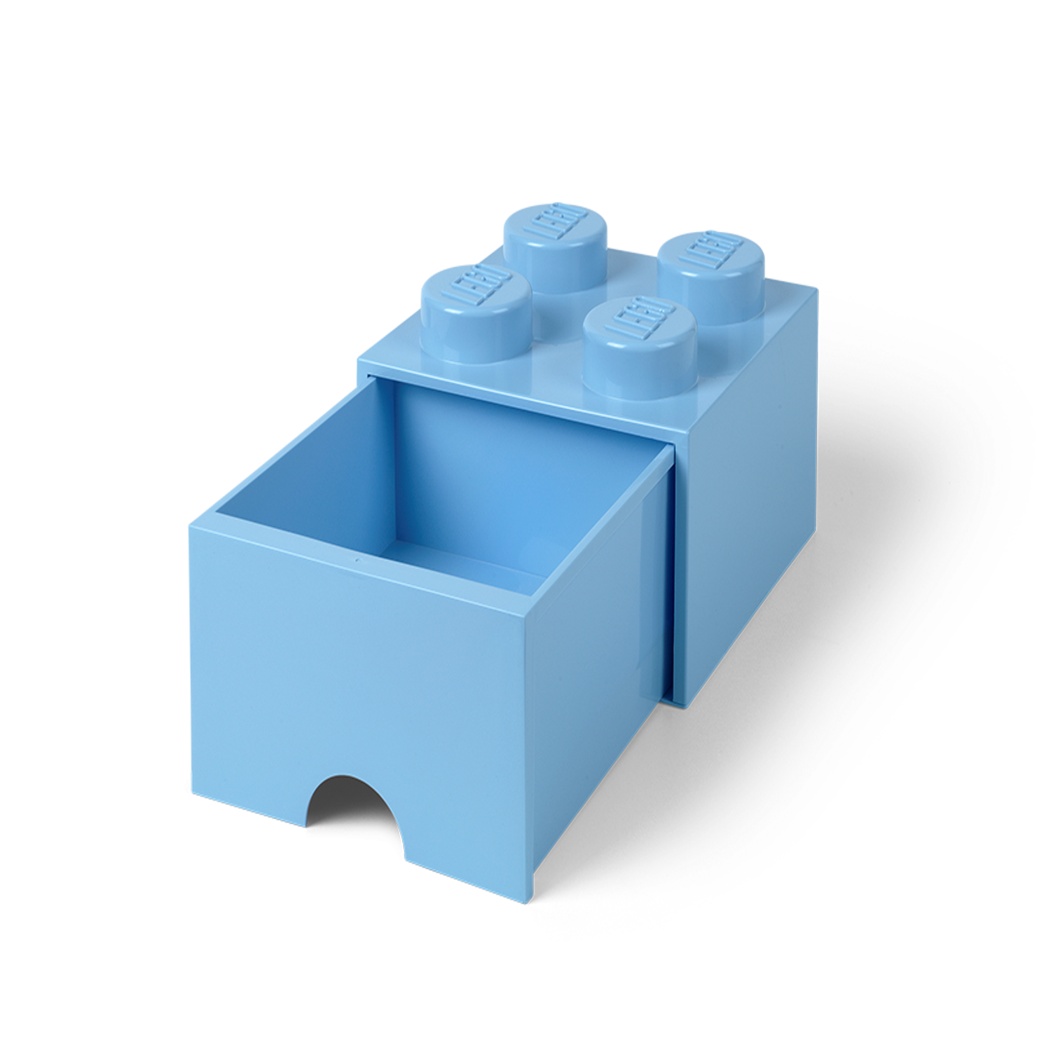 LEGO Bleu clair transparent Panneau 1 x 4 x 3 sans supports latéraux,  tenons pleins (4215)