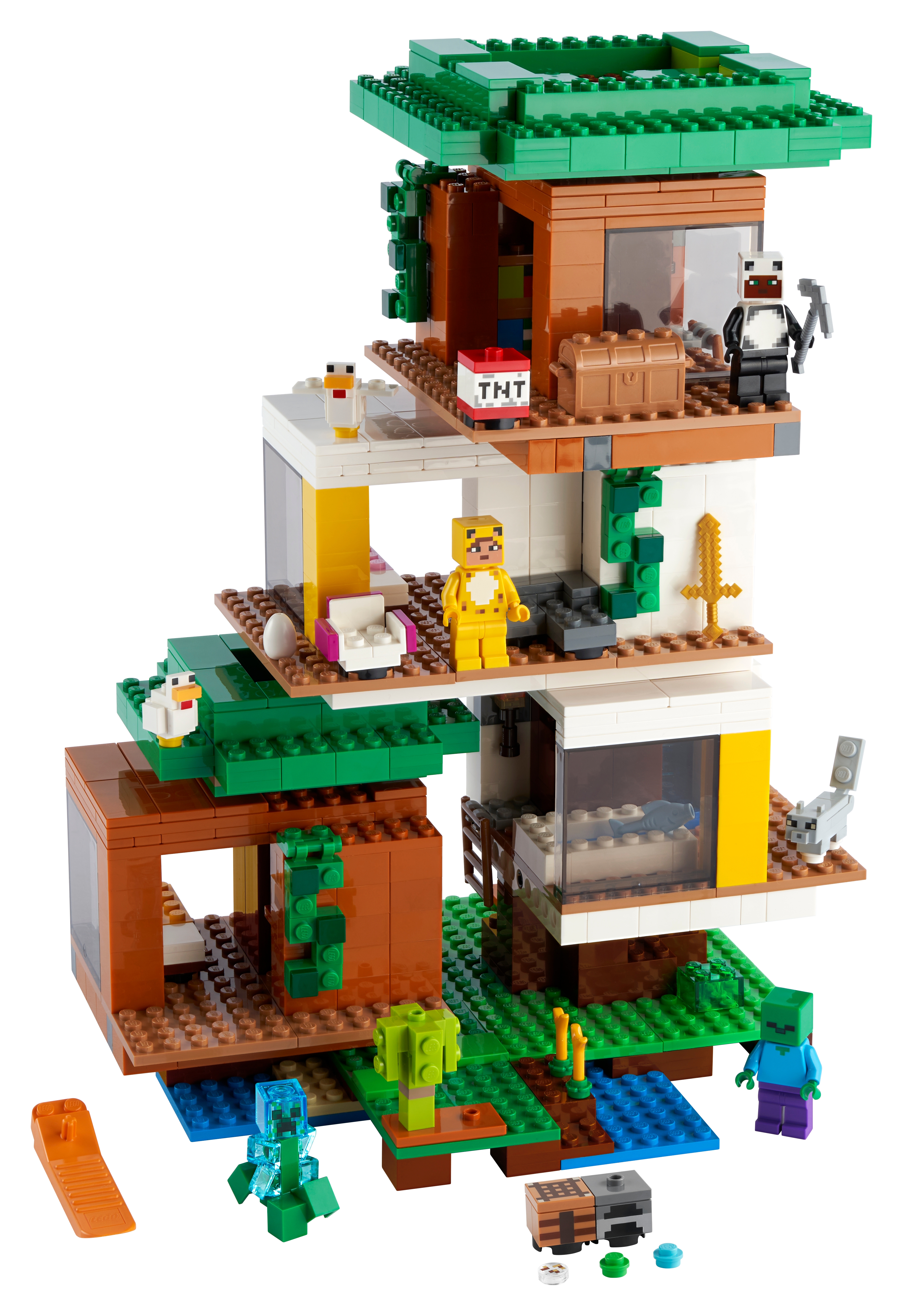 Modern Treehouse 21174 | Minecraft® | Buy online at the Official LEGO® Shop US