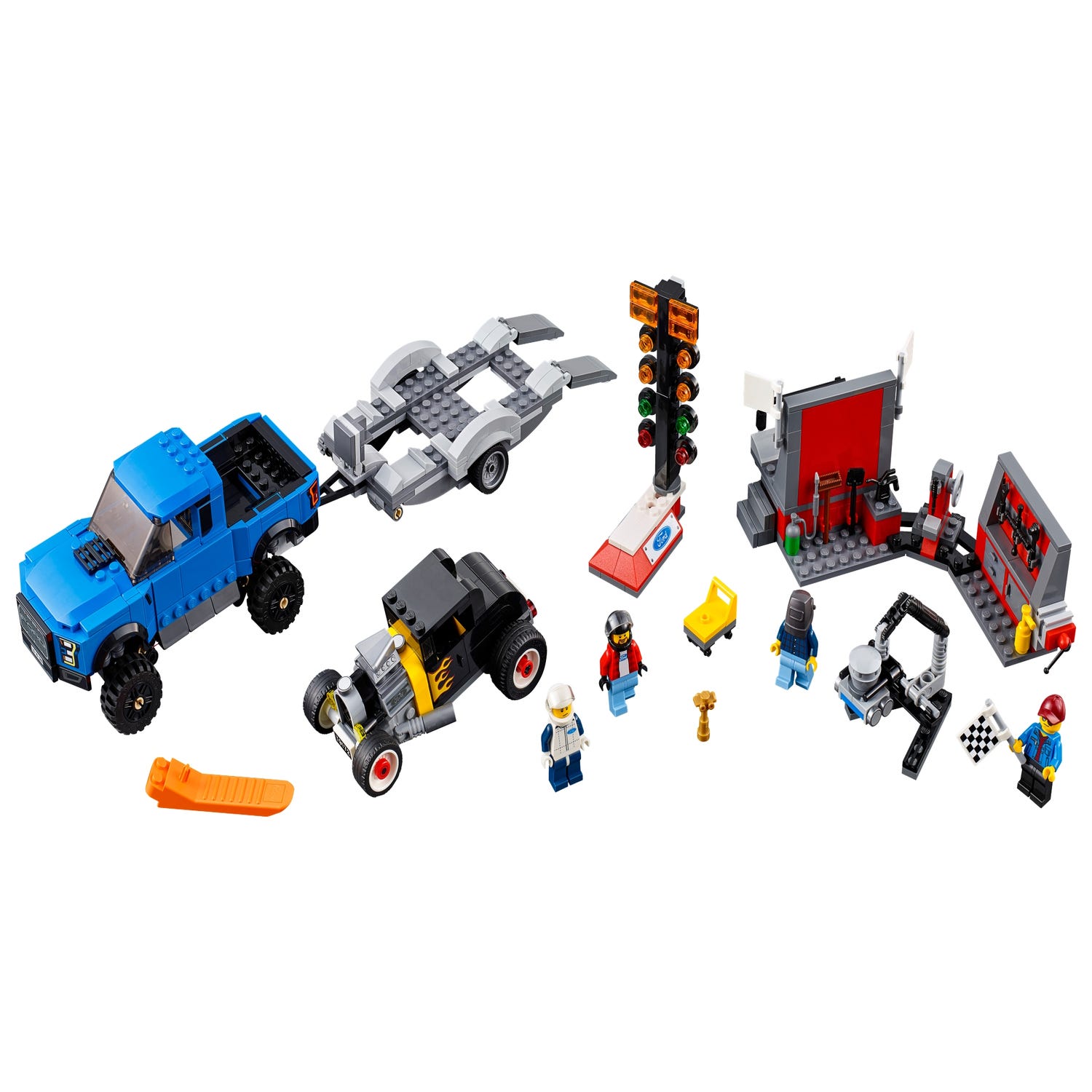 Ford F-150 Raptor & Model A Hot Rod 75875 | Speed Champions | Buy online at the Official LEGO® Shop US