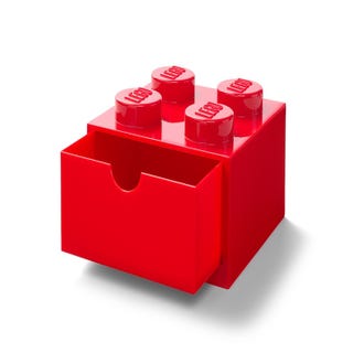 LEGO® 4-stud Bright Red Storage Brick Drawer 5005402 | Other | Buy online  at the Official LEGO® Shop US