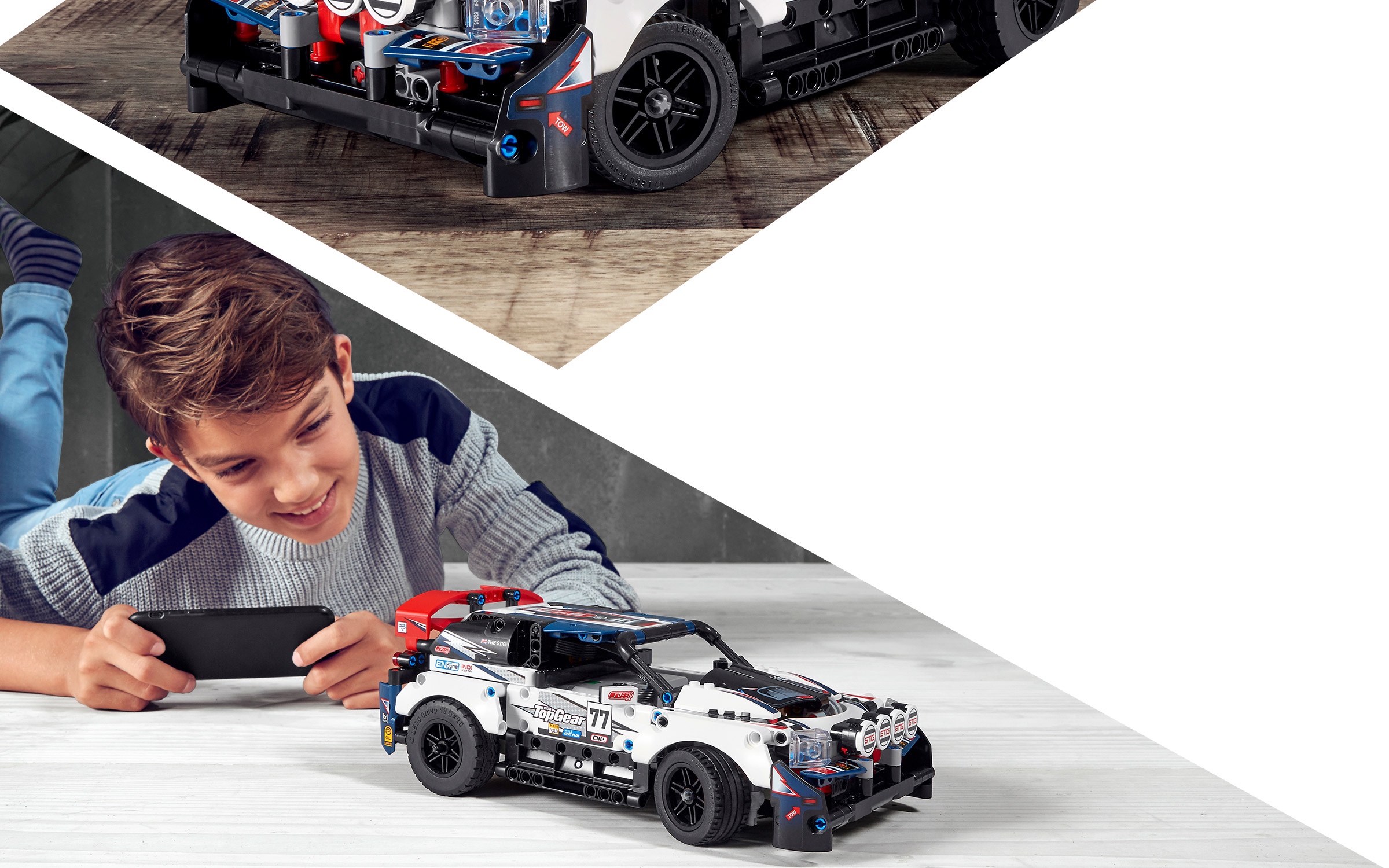 Take control of this cool Remote Controlled LEGO Technic Top Gear Rally Car LEGO Technic Buildable Toy Vehicles Official LEGO Shop NL