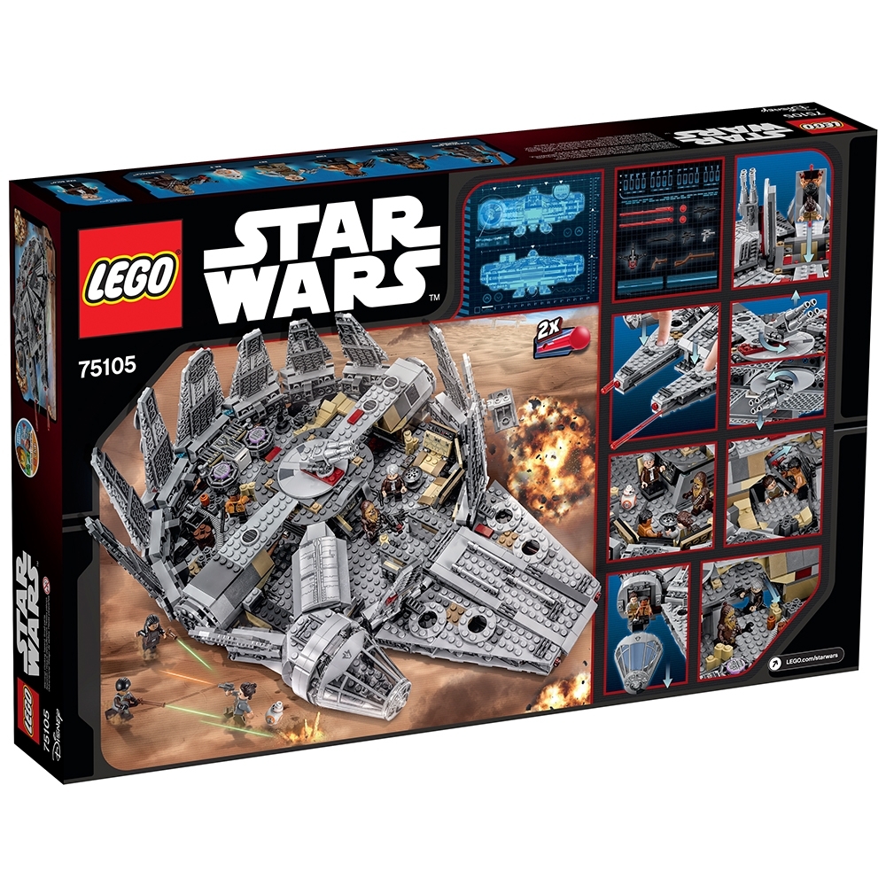 Millennium Falcon™ 75105 | Star Wars™ | Buy online at the Official