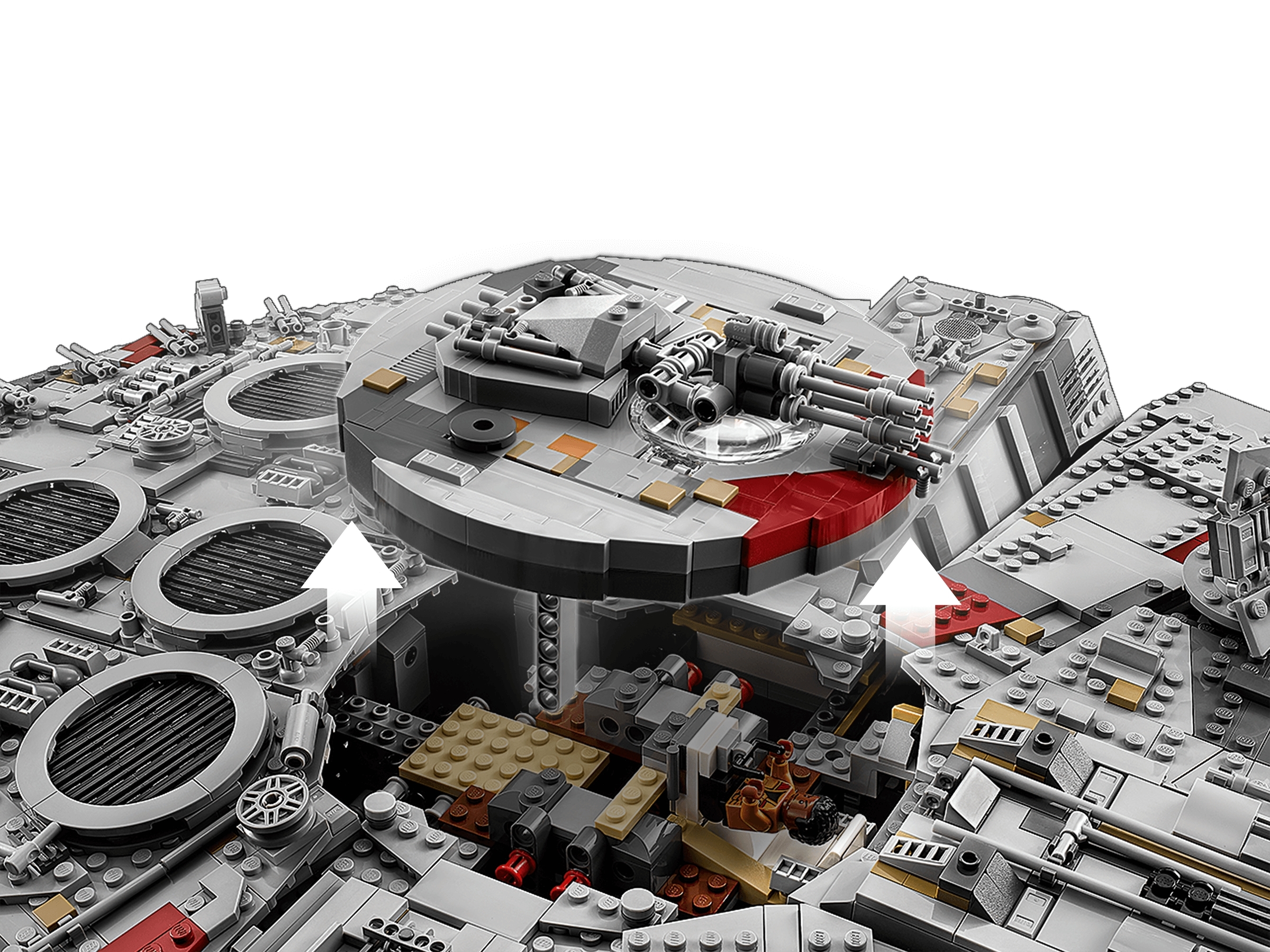 UCS Millennium Falcon, 2nd Edition. Exactly 16 lbs in weight and