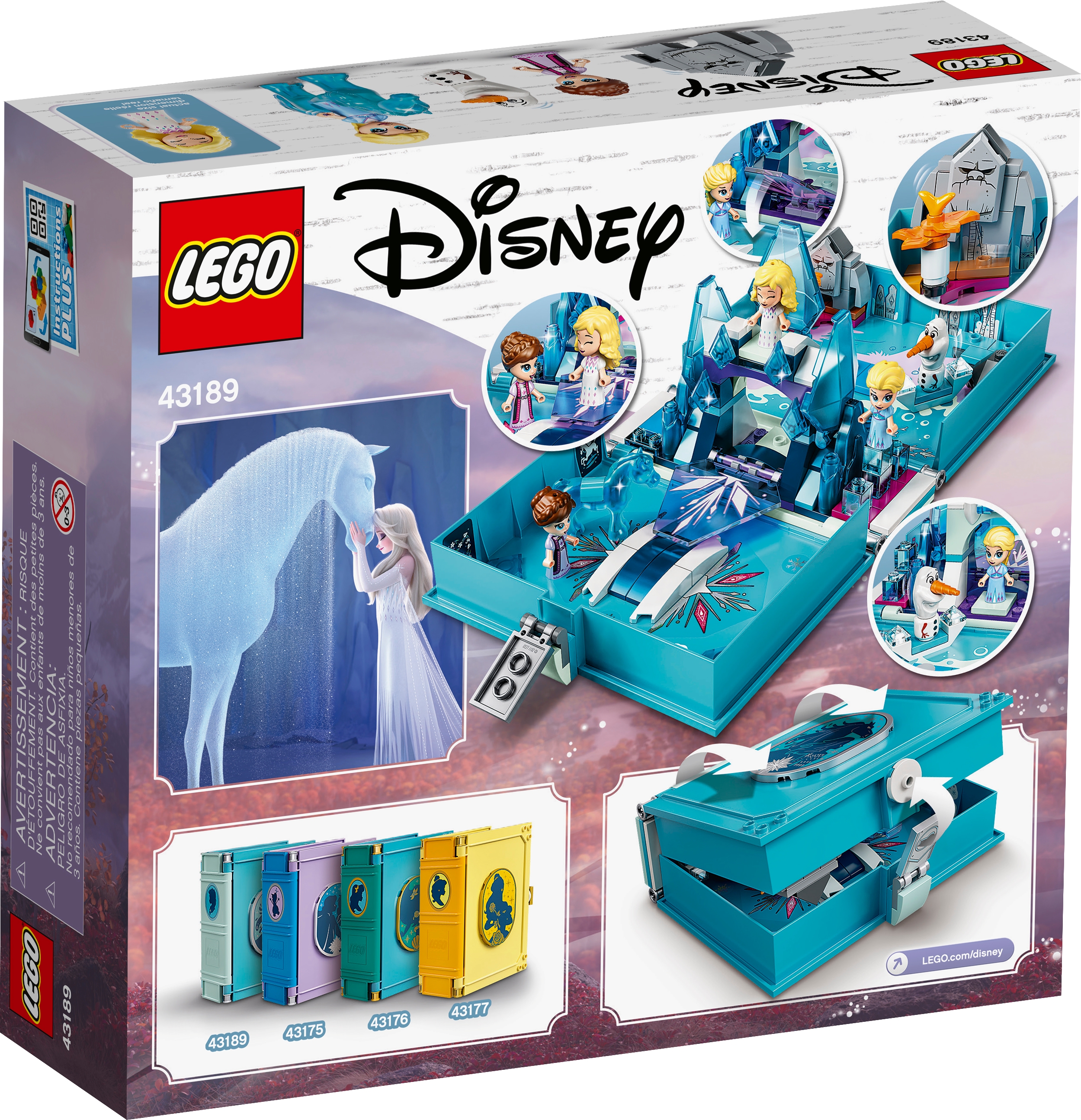 43175 - LEGO® Disney Princess - Le livre d'aventures de Anna et Elsa La  Reine des Neiges LEGO : King Jouet, Lego, briques et blocs LEGO - Jeux de  construction