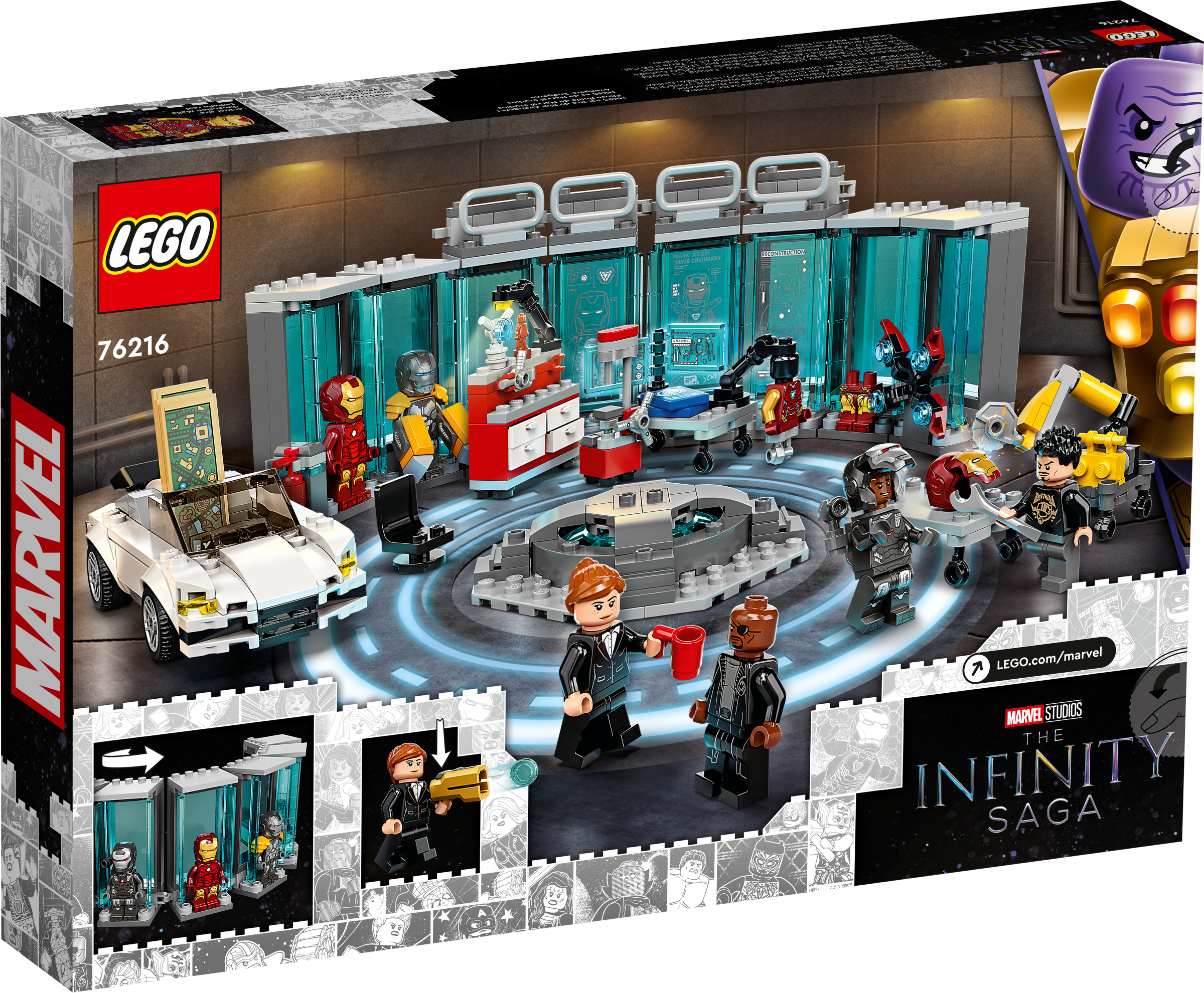 US Official online Buy Iron LEGO® | at Marvel Man Shop Armory | the 76216