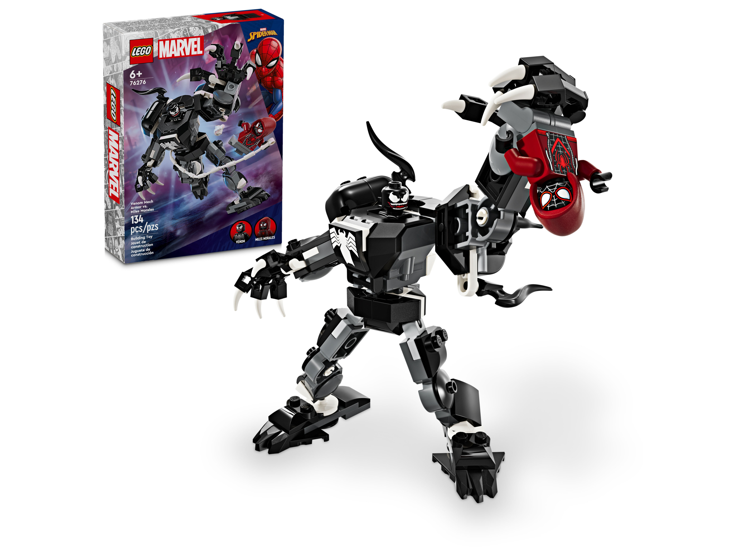 Venom Mech Armor vs. Miles Morales 76276 | Marvel | Buy online at the  Official LEGO® Shop US