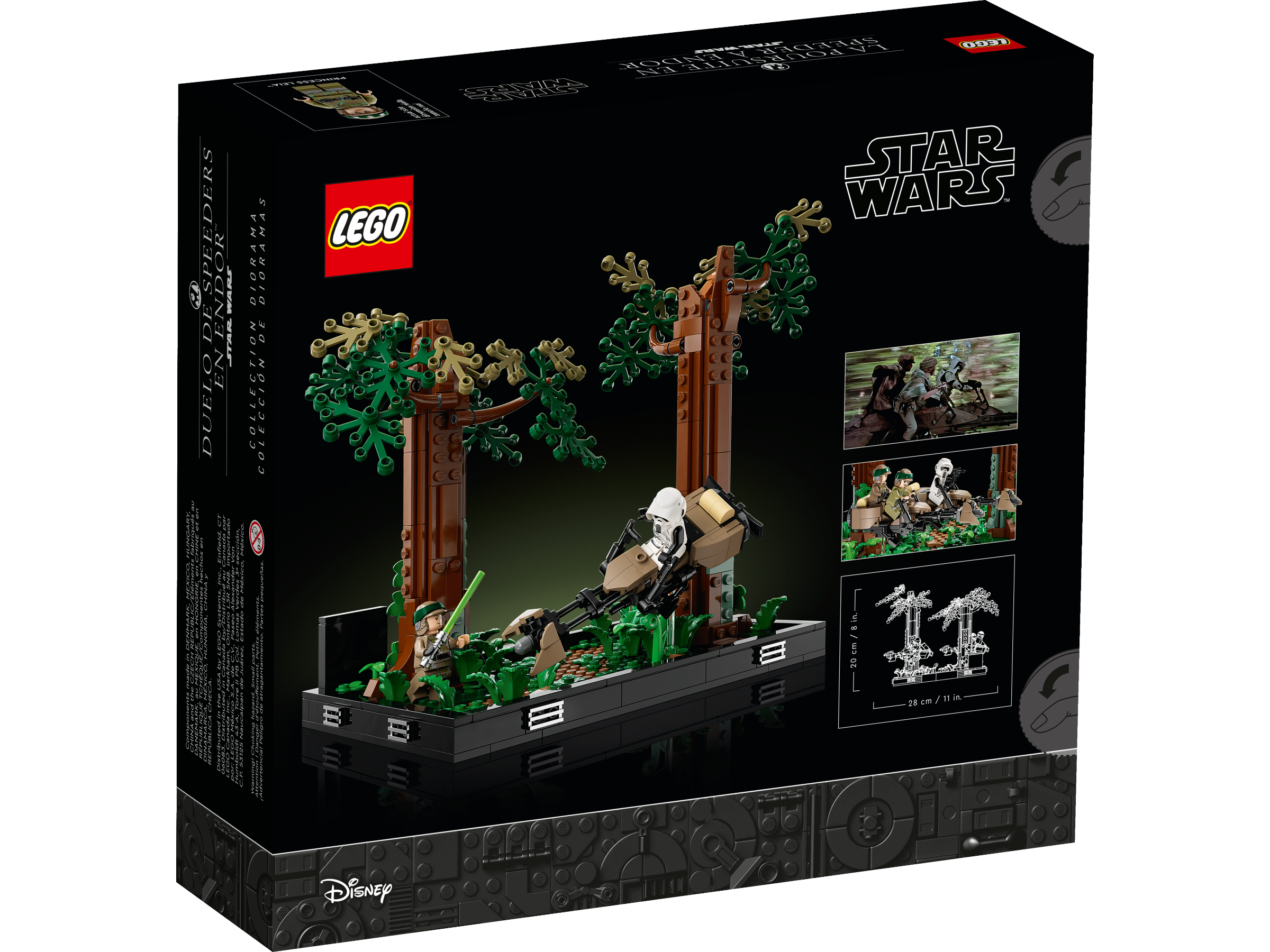 Endor™ Speeder Chase Diorama 75353 | Star Wars™ | Buy online at the  Official LEGO® Shop US