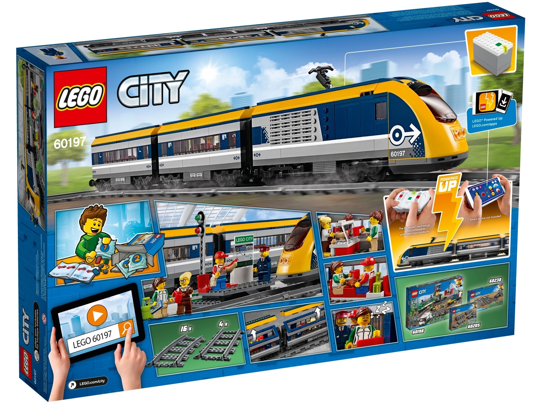 residu Tegenstrijdigheid sturen Passenger Train 60197 | City | Buy online at the Official LEGO® Shop US