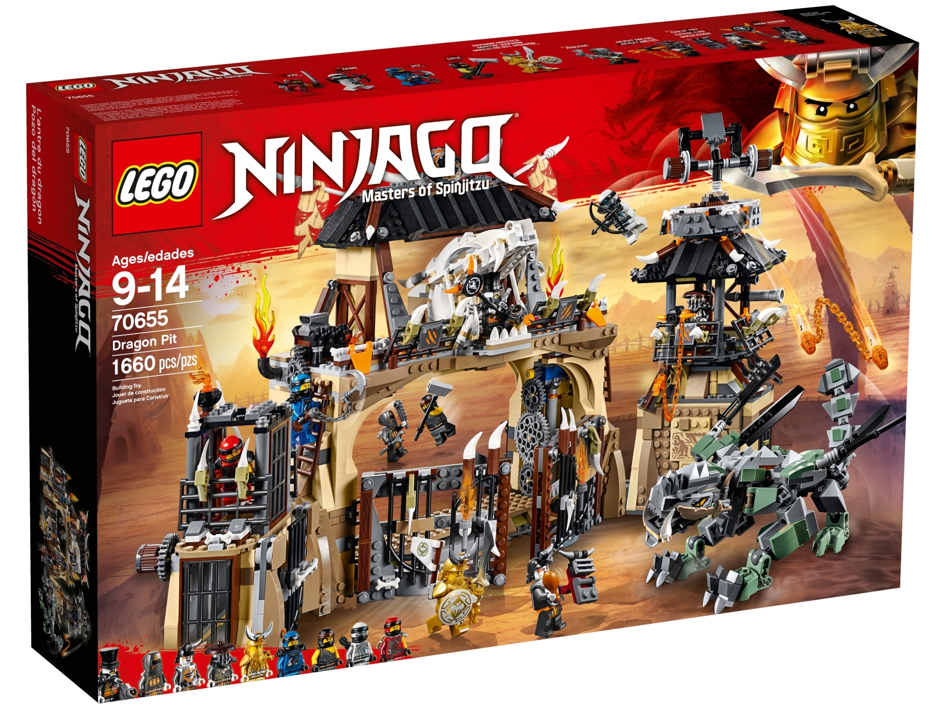 Dragon Pit 70655 | NINJAGO® | Buy online at the Official LEGO® Shop US
