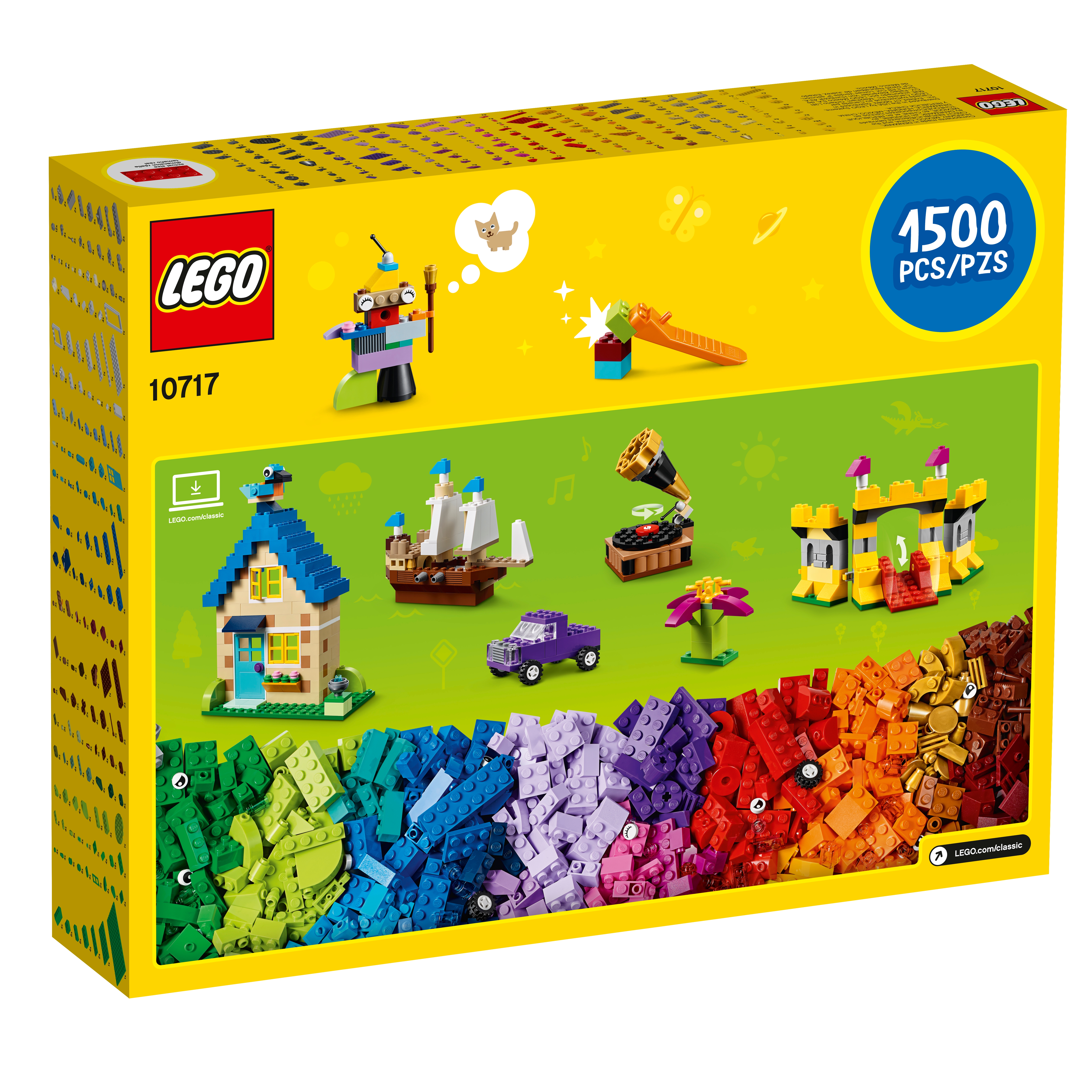 Lego Classic 1500 Pieces (11717) Unboxing and Speedbuild 