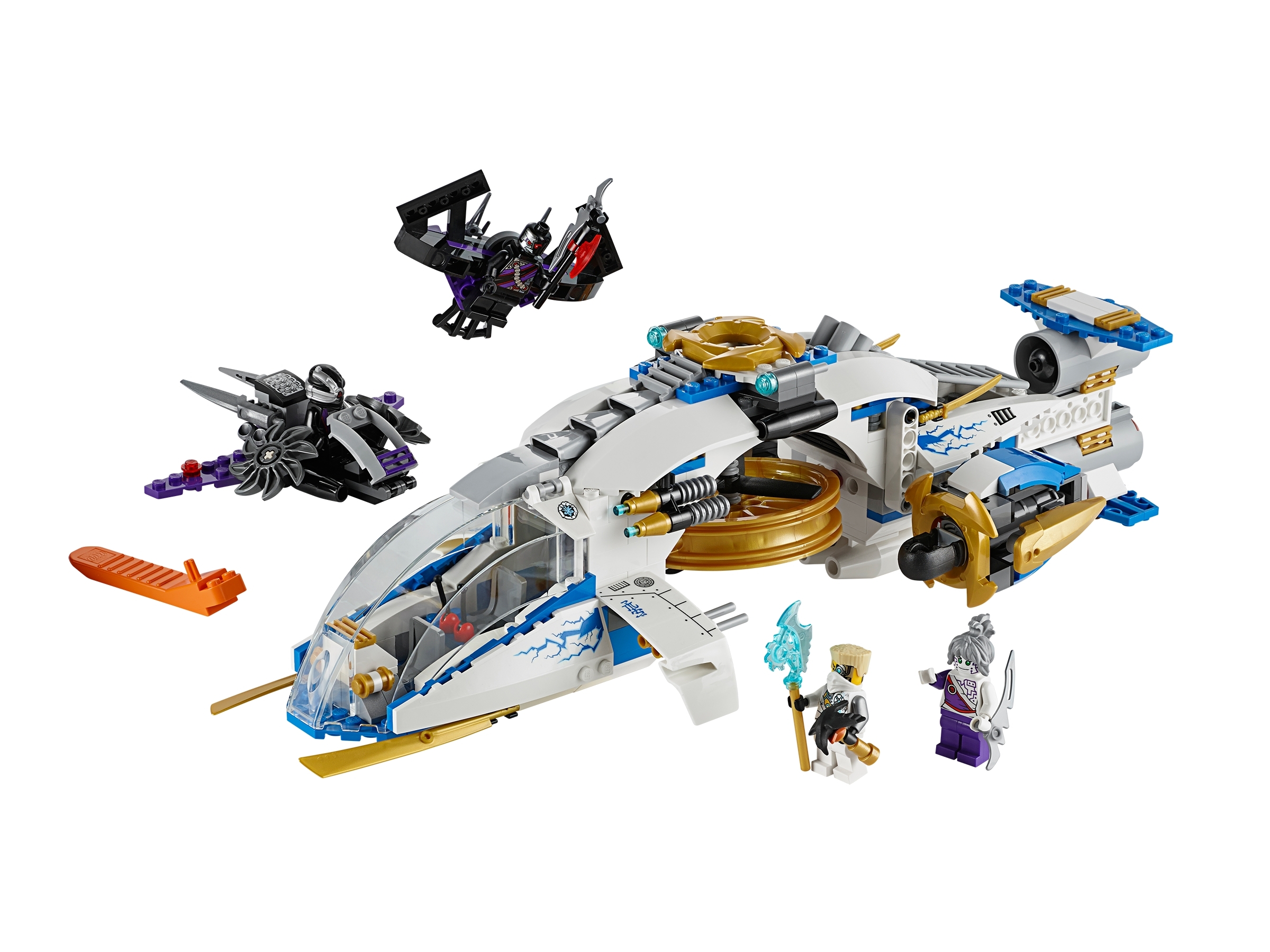 LEGO NINJAGO WEAPON 4 Techno Blades Techno-Blade + 4 Elemental
