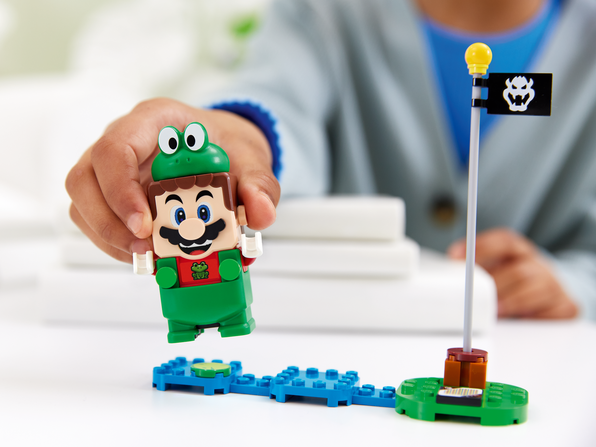 LEGO 71392 Super Mario Frog Mario Power-Up Pack Costume pour enfants, jouet  à collectionner, cadeau d'urgence, 6 ans - AliExpress