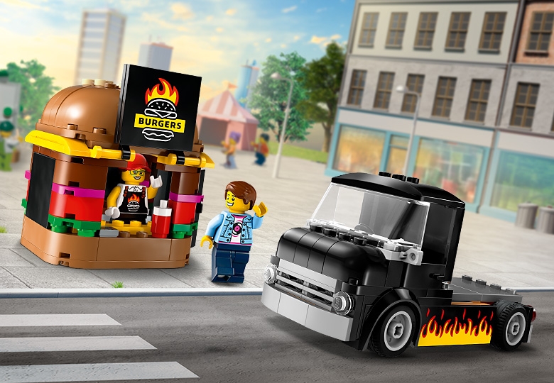 Lego hamburger truck hot sale