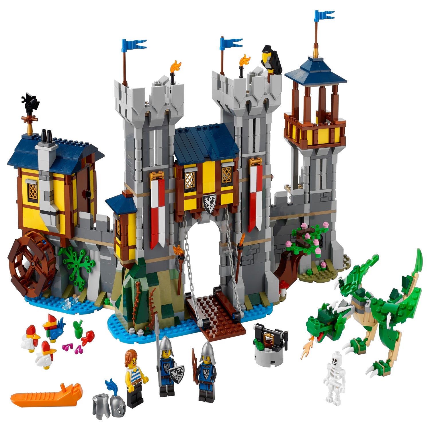 Mittelalterliche Burg 31120 Creator 3in1Sets Offizieller LEGO