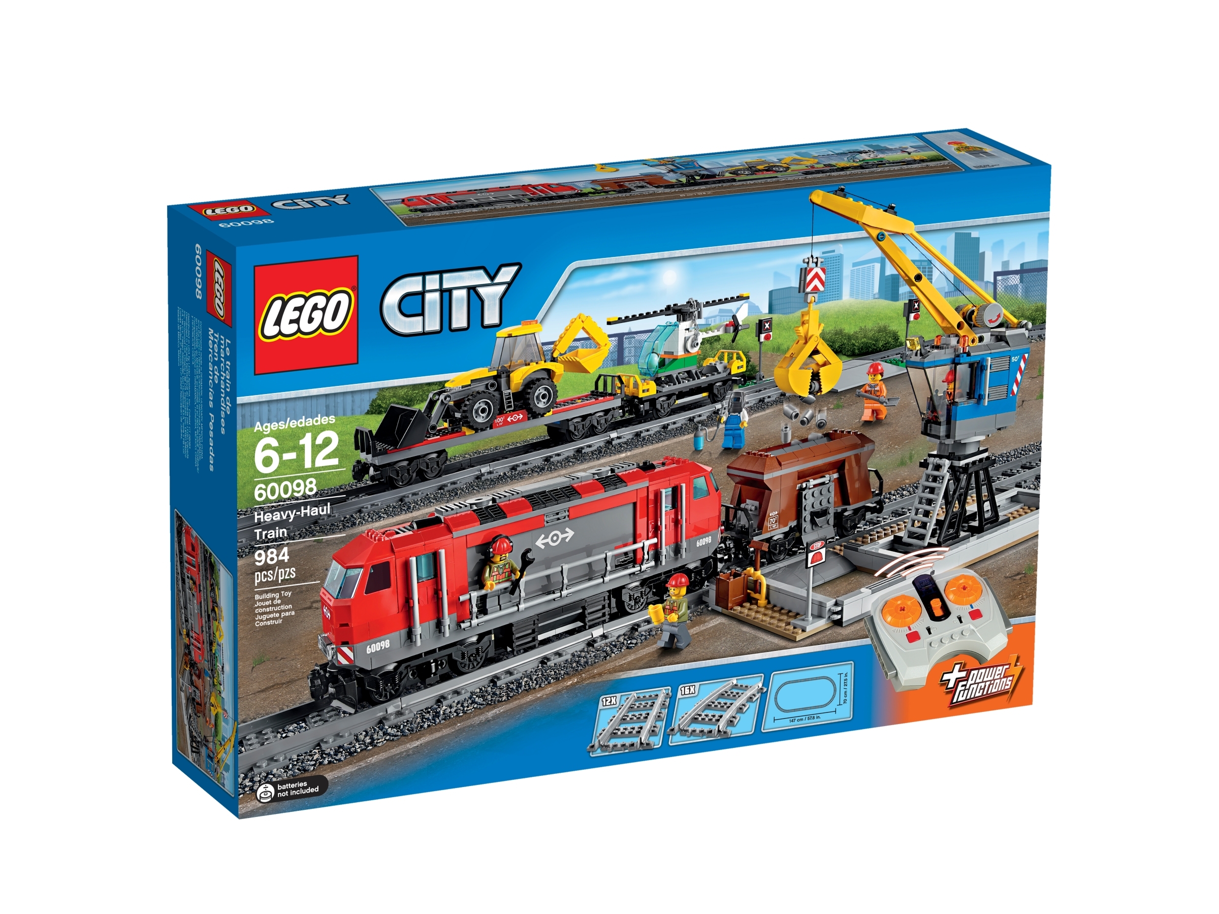  LEGO City Cargo Train 60198 Exclusive Remote Control Train  Building Set with Tracks for Kids, Top Present for Boys and Girls (1226  Pieces) : Toys & Games