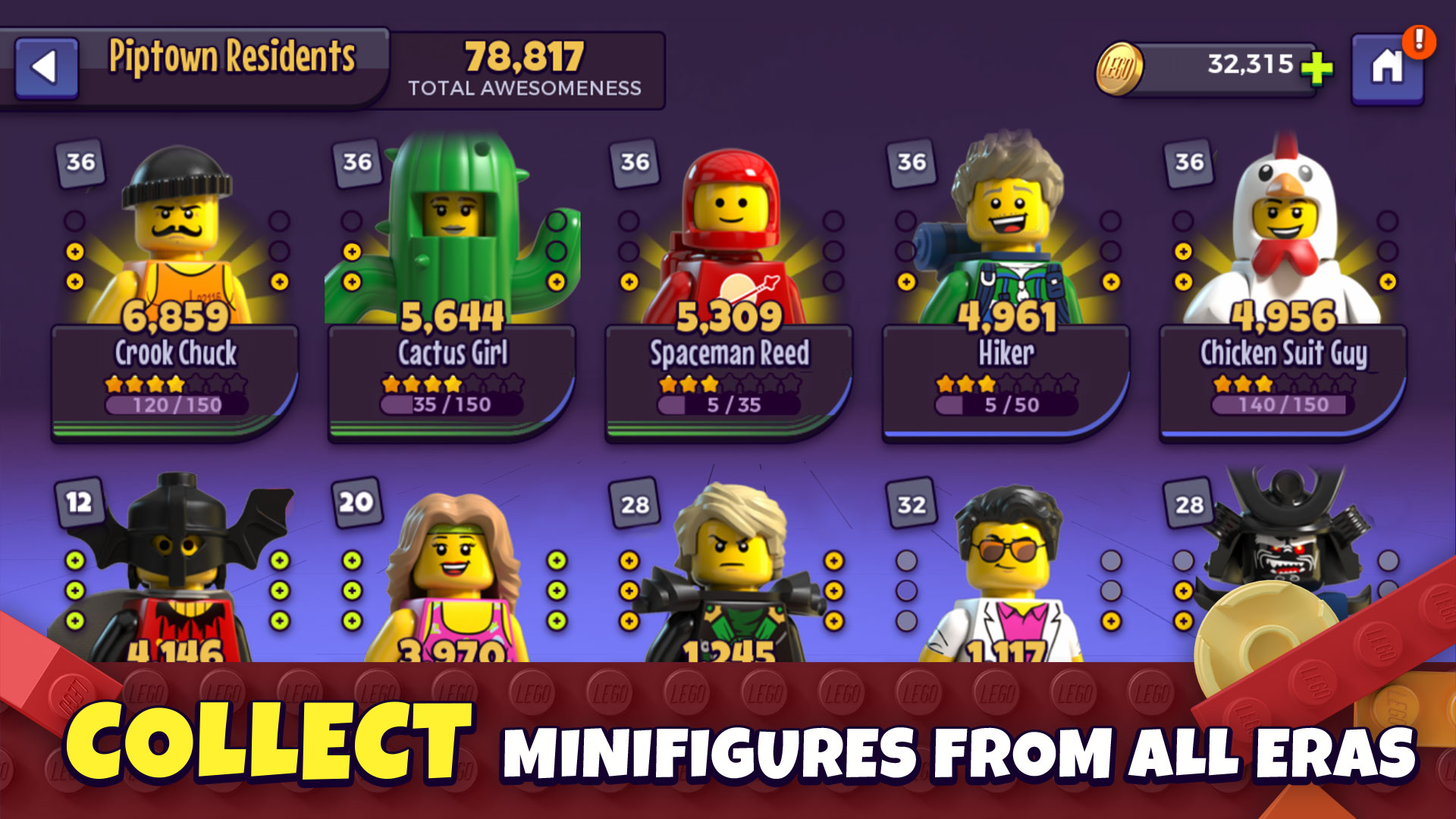 Lego legacy 2025 all characters