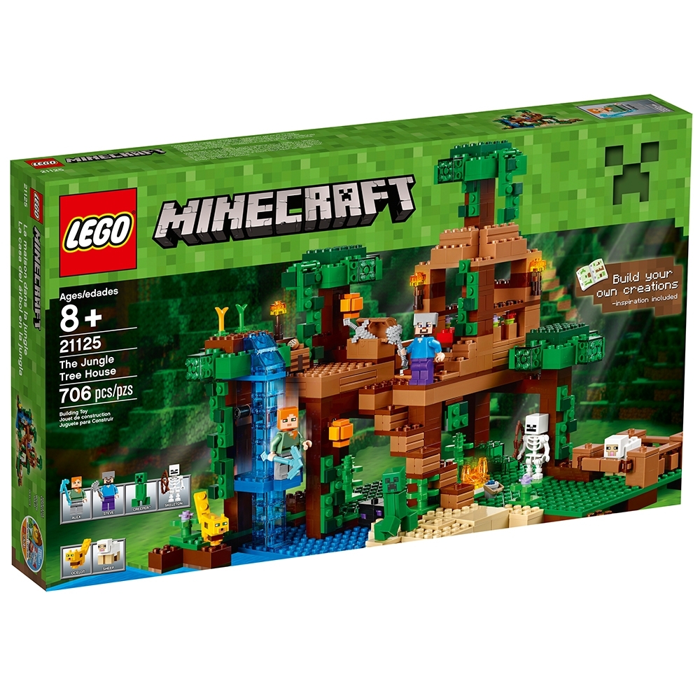 lego minecraft treehouse set