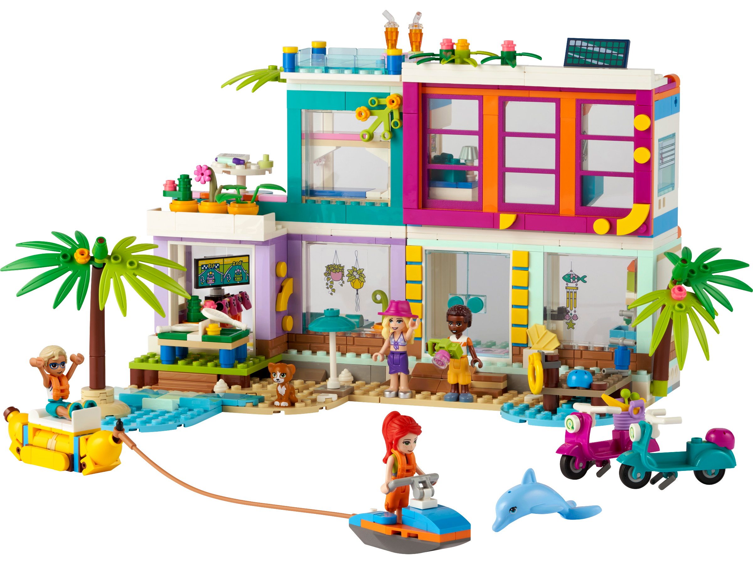 Vacation Beach House 41709 | Friends Buy online at the Official LEGO® Shop