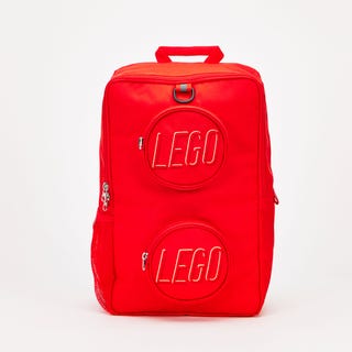 Czerwony plecak w stylu klocka LEGO®
