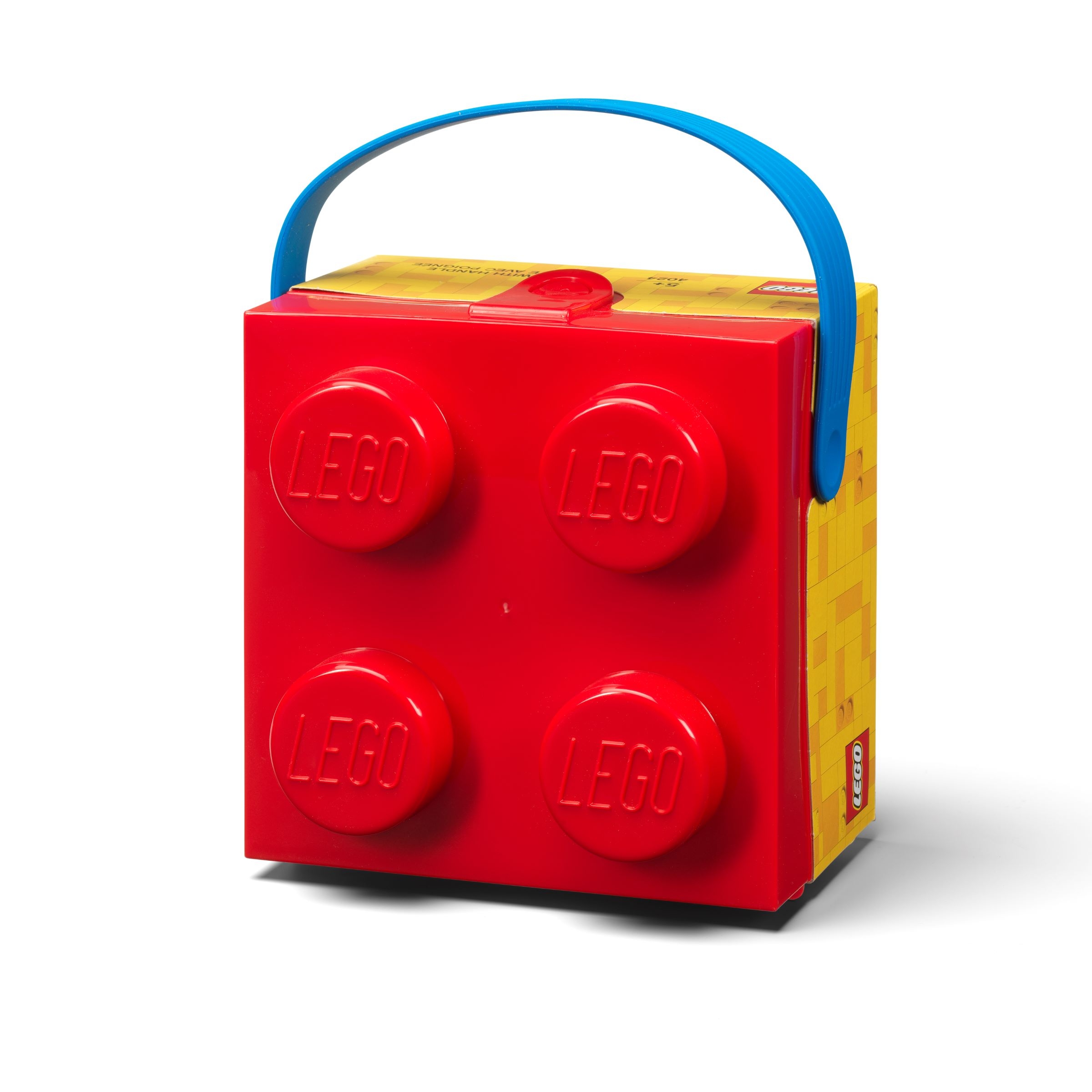 LEGO Scatola Contenitore MATTONCINO A 4 BOTTONCINI Rosso NUOVA
