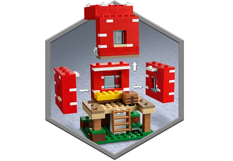 Minecraft mushroom hot sale lego