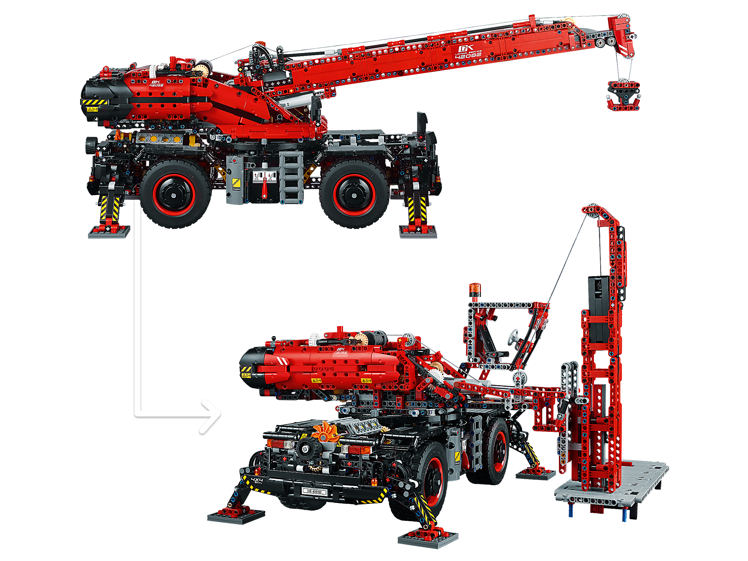 LEGO TECHNIC - La grue tout-terrain - 42082 (set complet, déjà