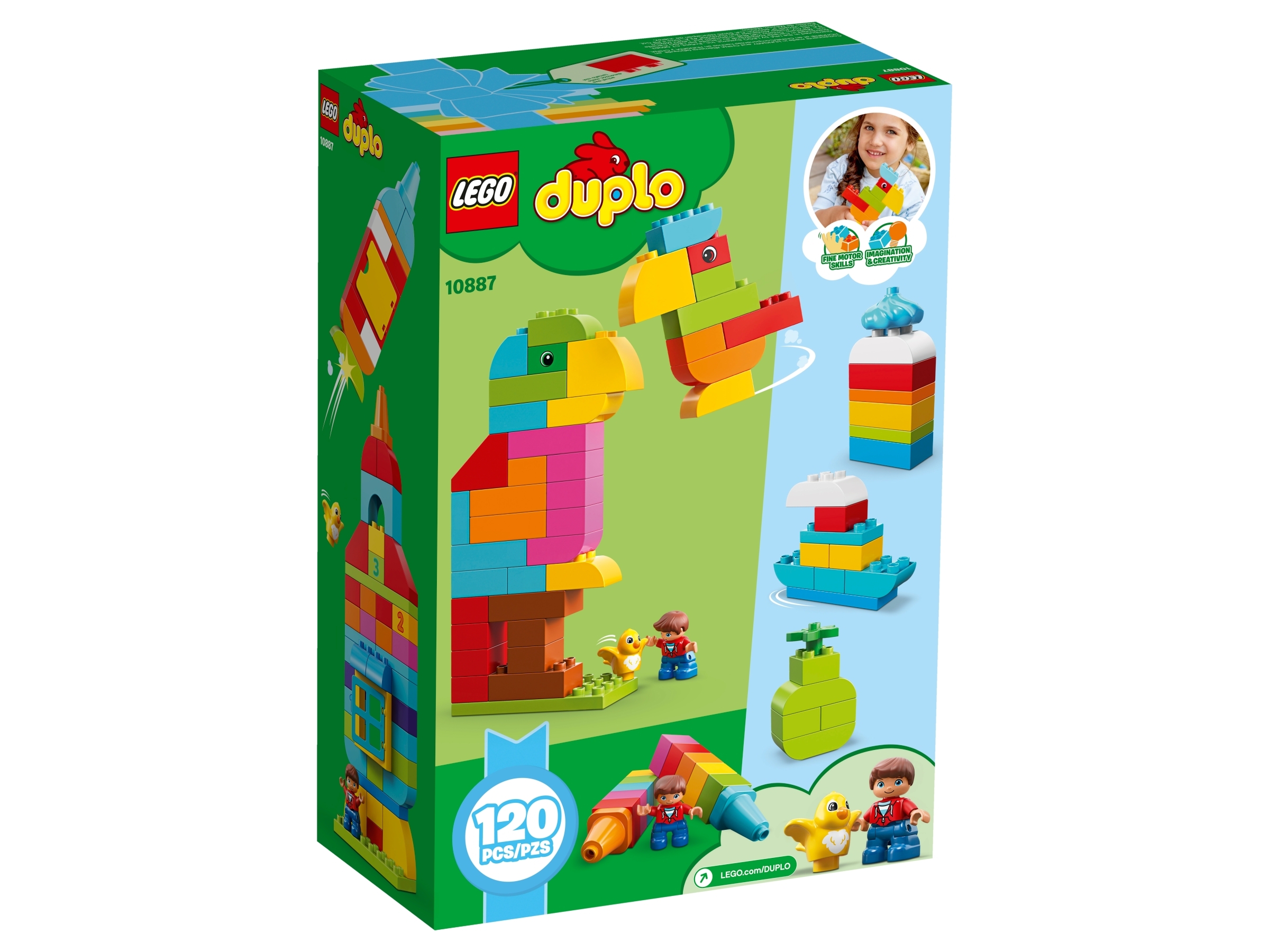 レゴ LEGO DUPLO: Creative Fun 120 Piece Building Brick Set 10887