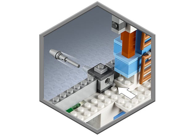 LEGO® Minecraft 21186 - Le Château de Glace - DracauGames