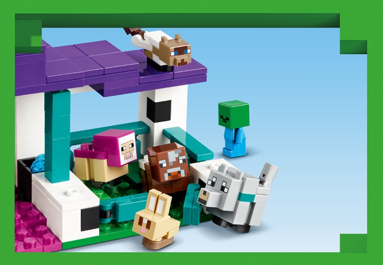 Lego minecraft wolf online set