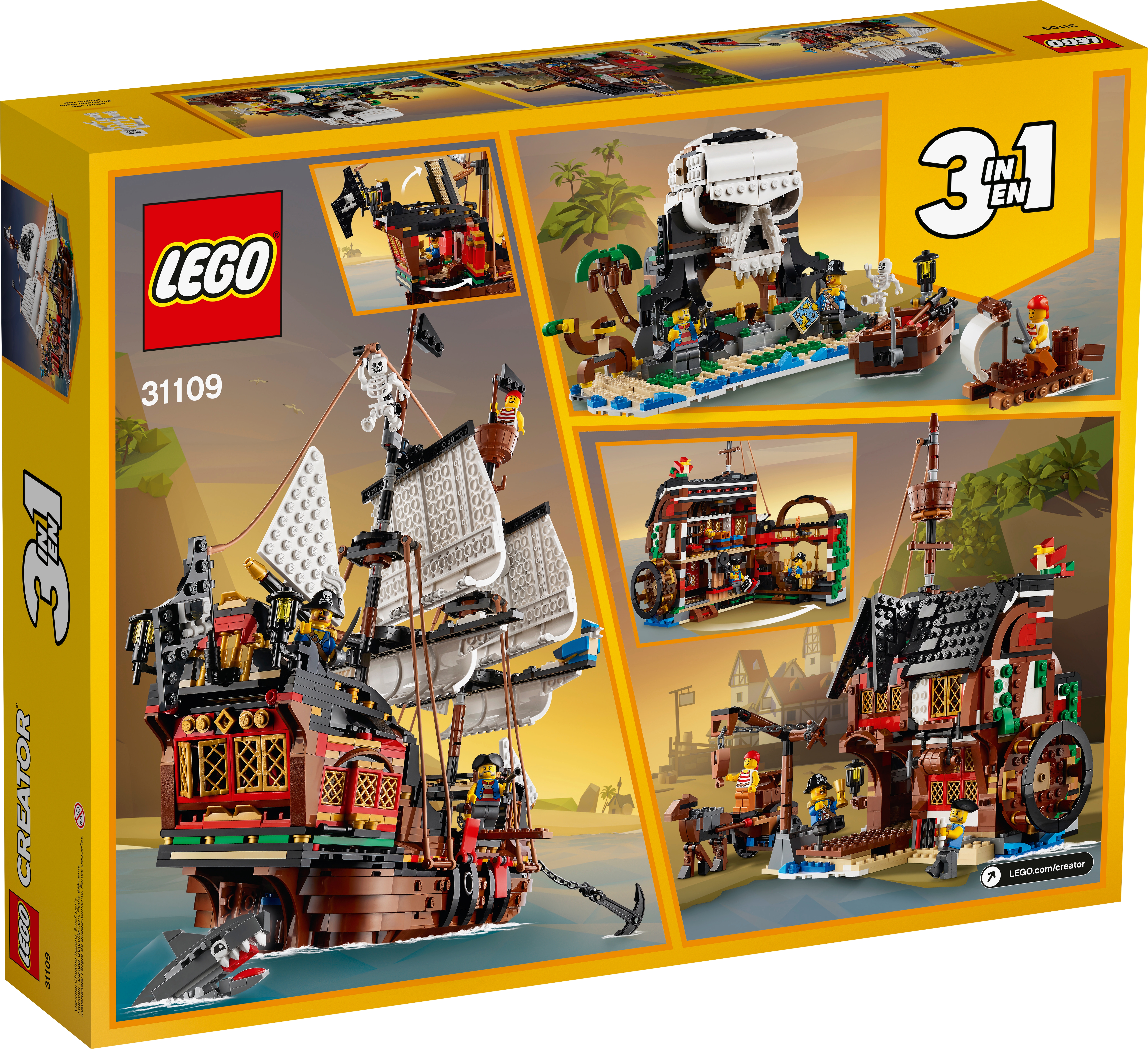 Pirate Ship 31109 | Creator 3-in-1 | online at the Official LEGO® Shop
