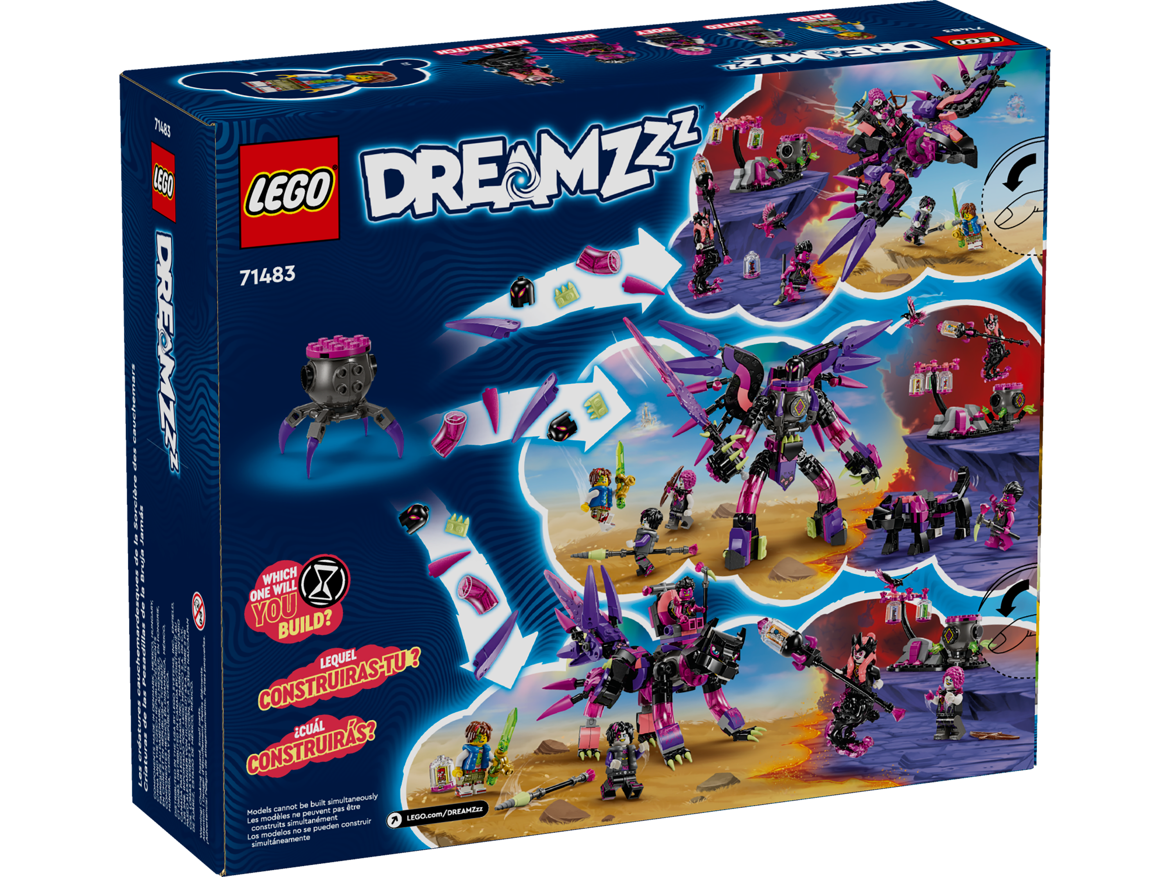 The Never Witch's Nightmare Creatures 71483 | LEGO® DREAMZzz 