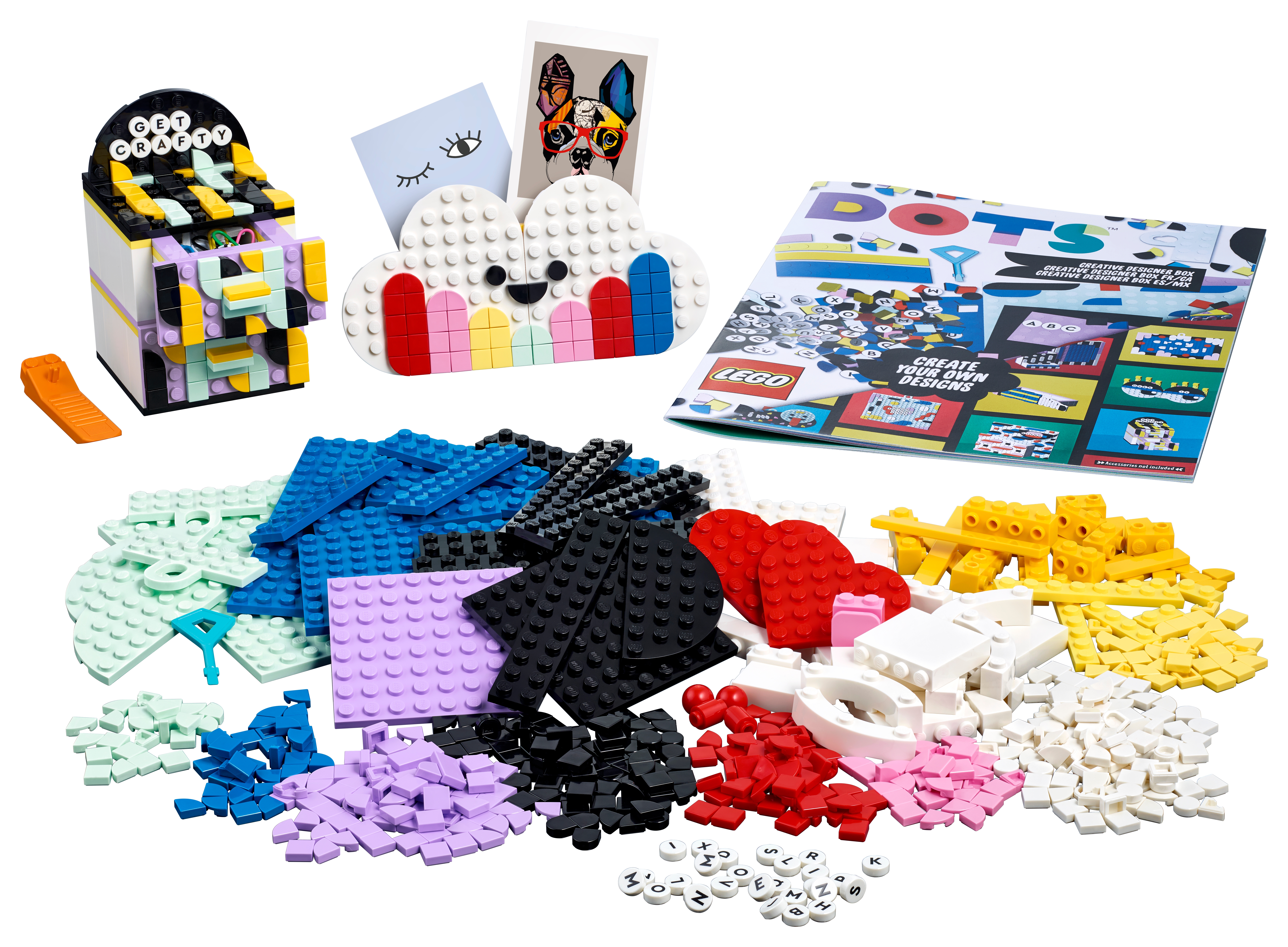 stewardess Clancy Weg Creatieve ontwerpdoos 41938 | DOTS | Officiële LEGO® winkel BE