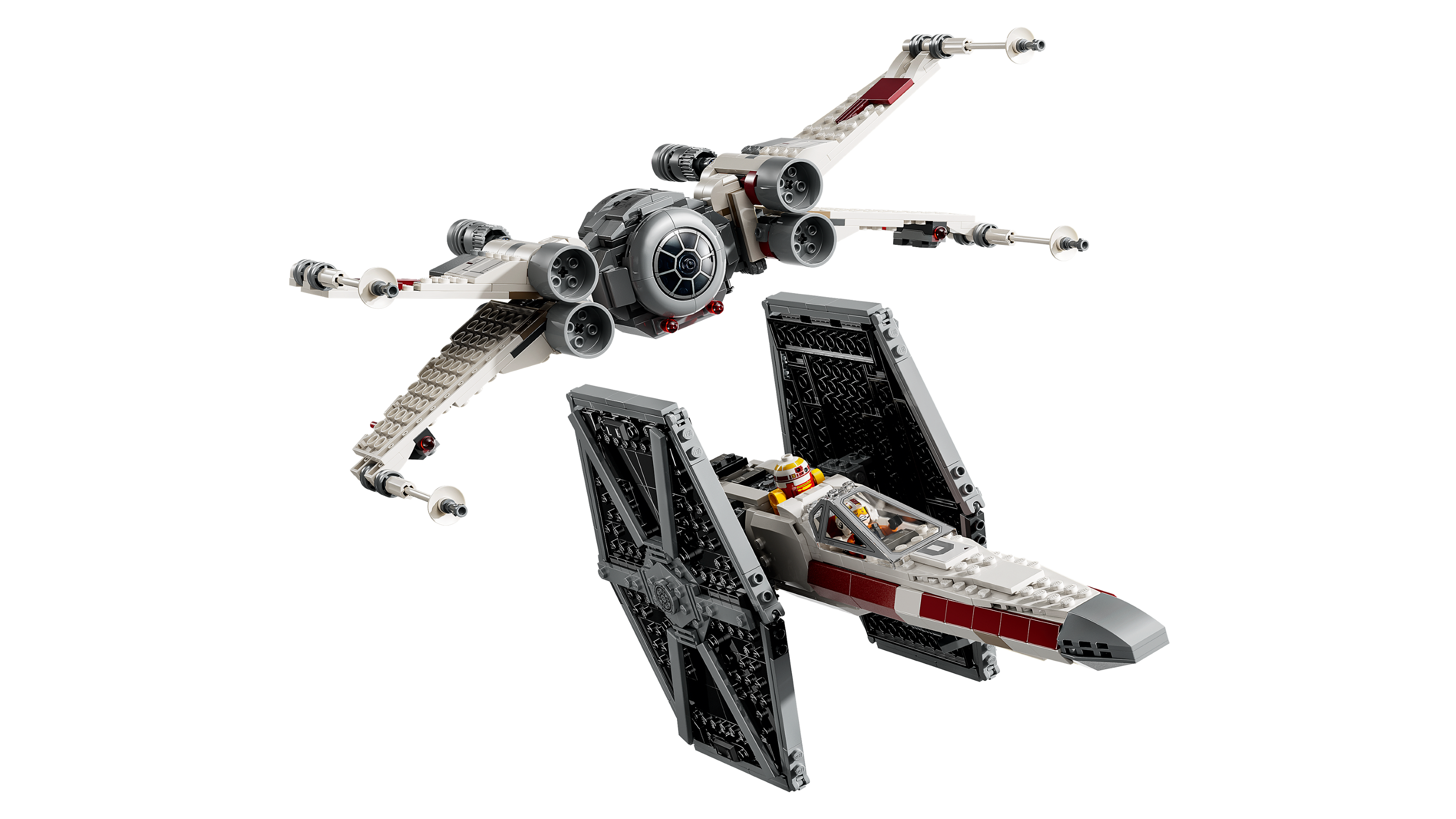 TIE Fighter X Wing Mash up 75393 Star Wars Buy online at the Official LEGO Shop GB