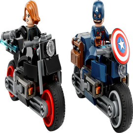 Black Widow og Captain Americas motorcykler - 76260 - Marvel