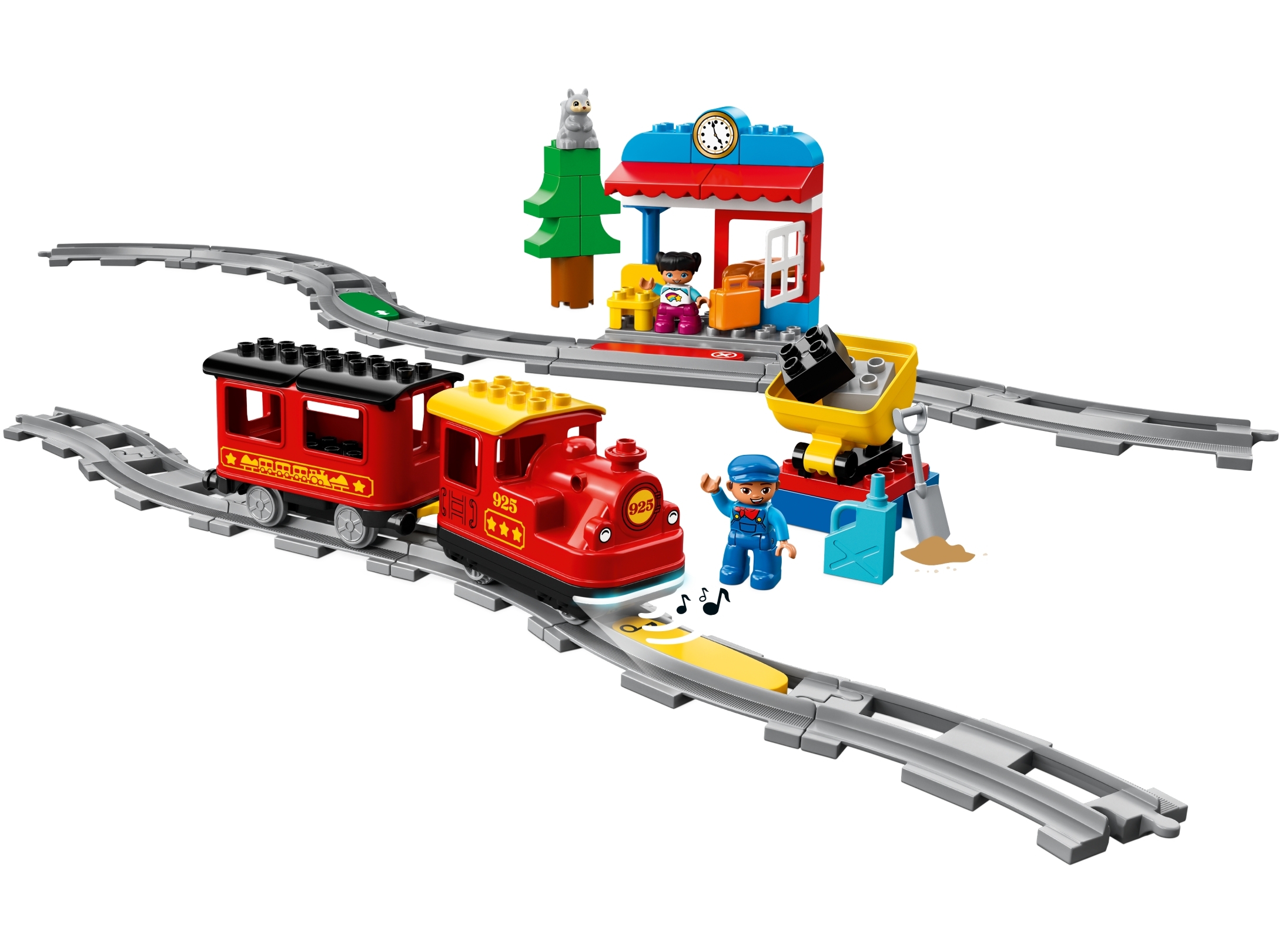 レゴデュプロ 10875  キミが車掌さん！ おしてGO機関車スーパーデラックスばるくのレゴ