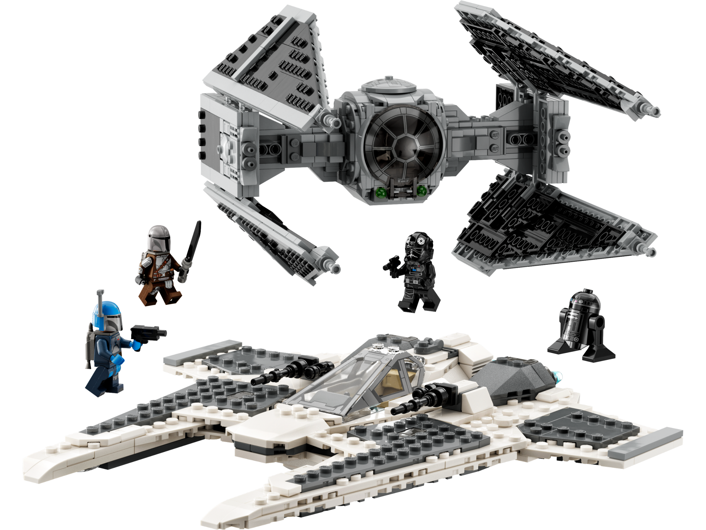 Mandalorian Fang Fighter vs. TIE Interceptor™ 75348 | Star Wars™ | Buy  online at the Official LEGO® Shop CA