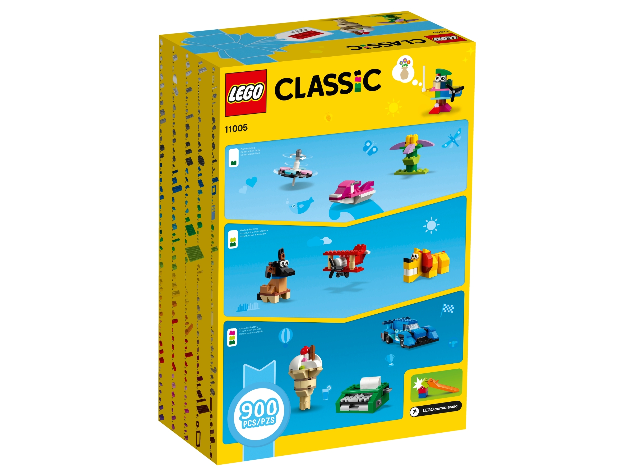 900 piece classic lego set