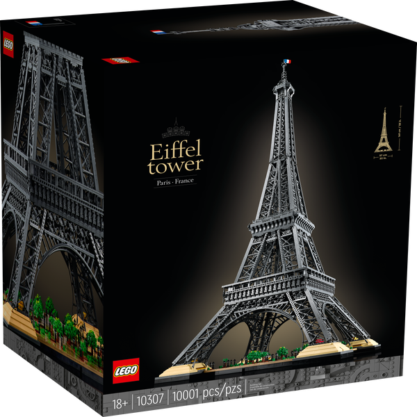 Set de 2 salière / poivrière transparent - Tour Eiffel - AZ boutique